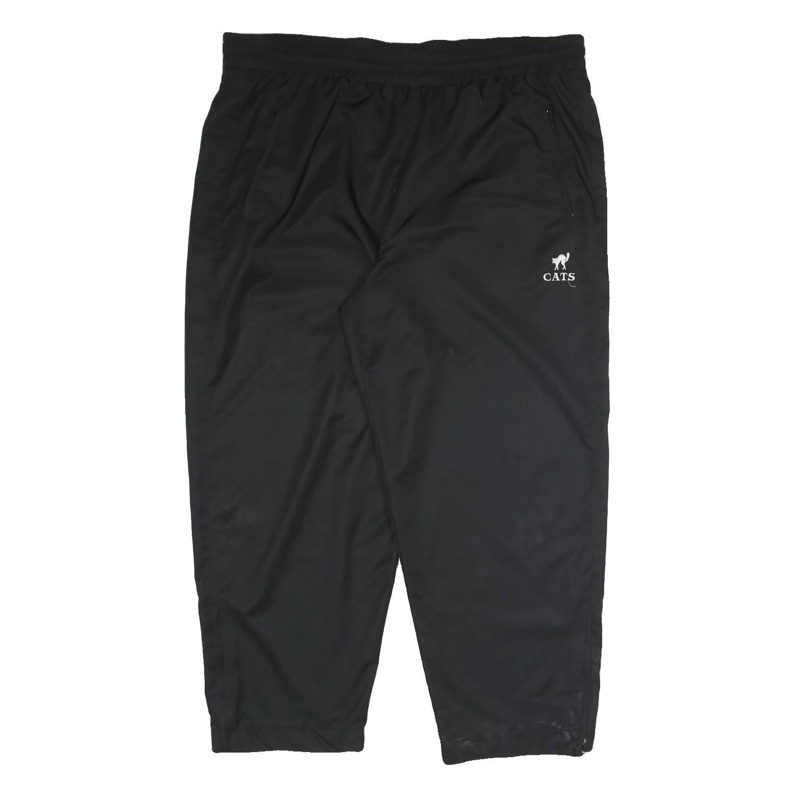 CATS Mens Joggers Black 3XL W44 L29 Polyester Blend Straight Fit Casual Comfort Refurbished - N/A refurbished available on Cerqular