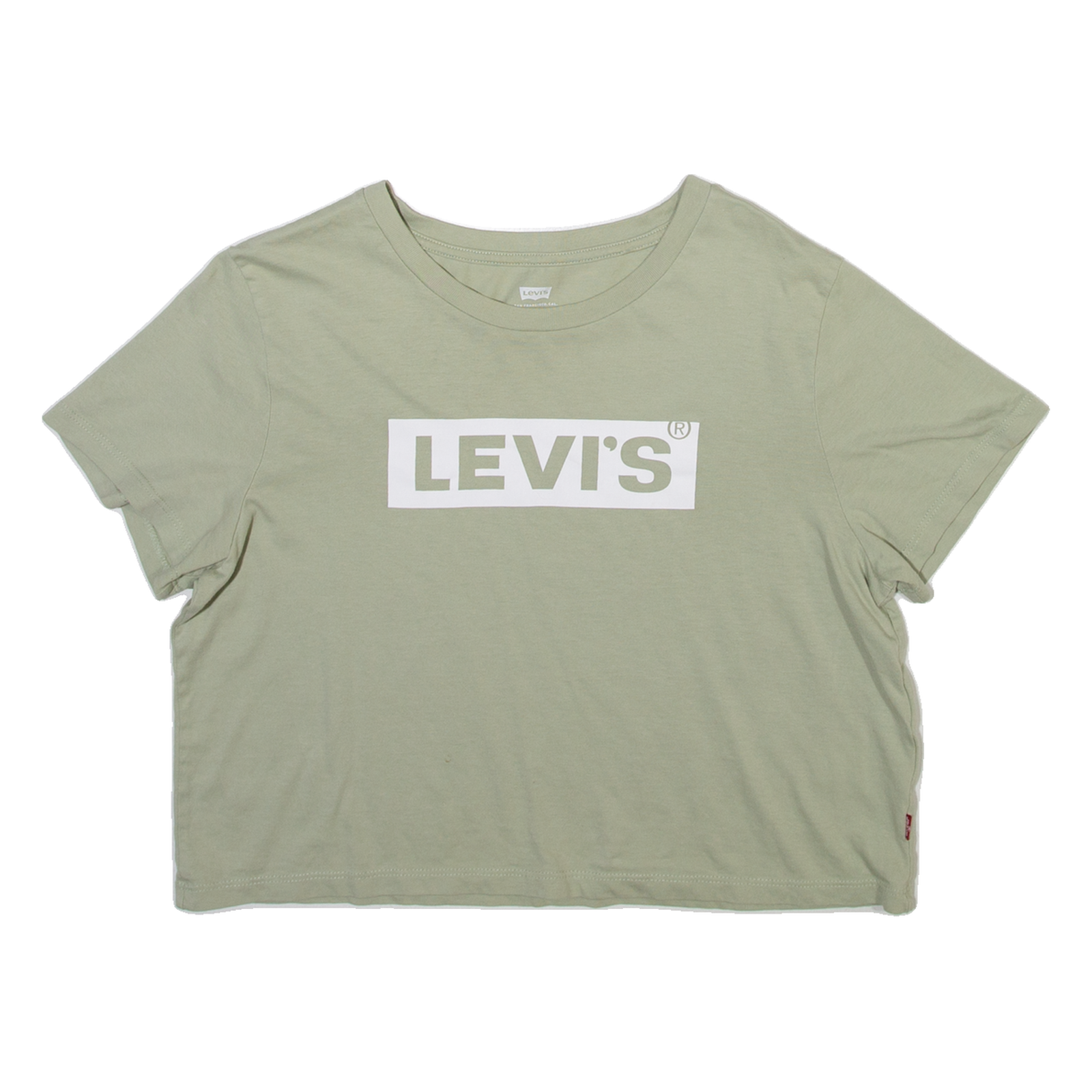 Buy LEVI'S Cropped Womens T-Shirt Green M Refurbished - $16.89 LEVI'S Cropped Womens T-Shirt Green M Refurbished - N/A refurbished available on Cerqular