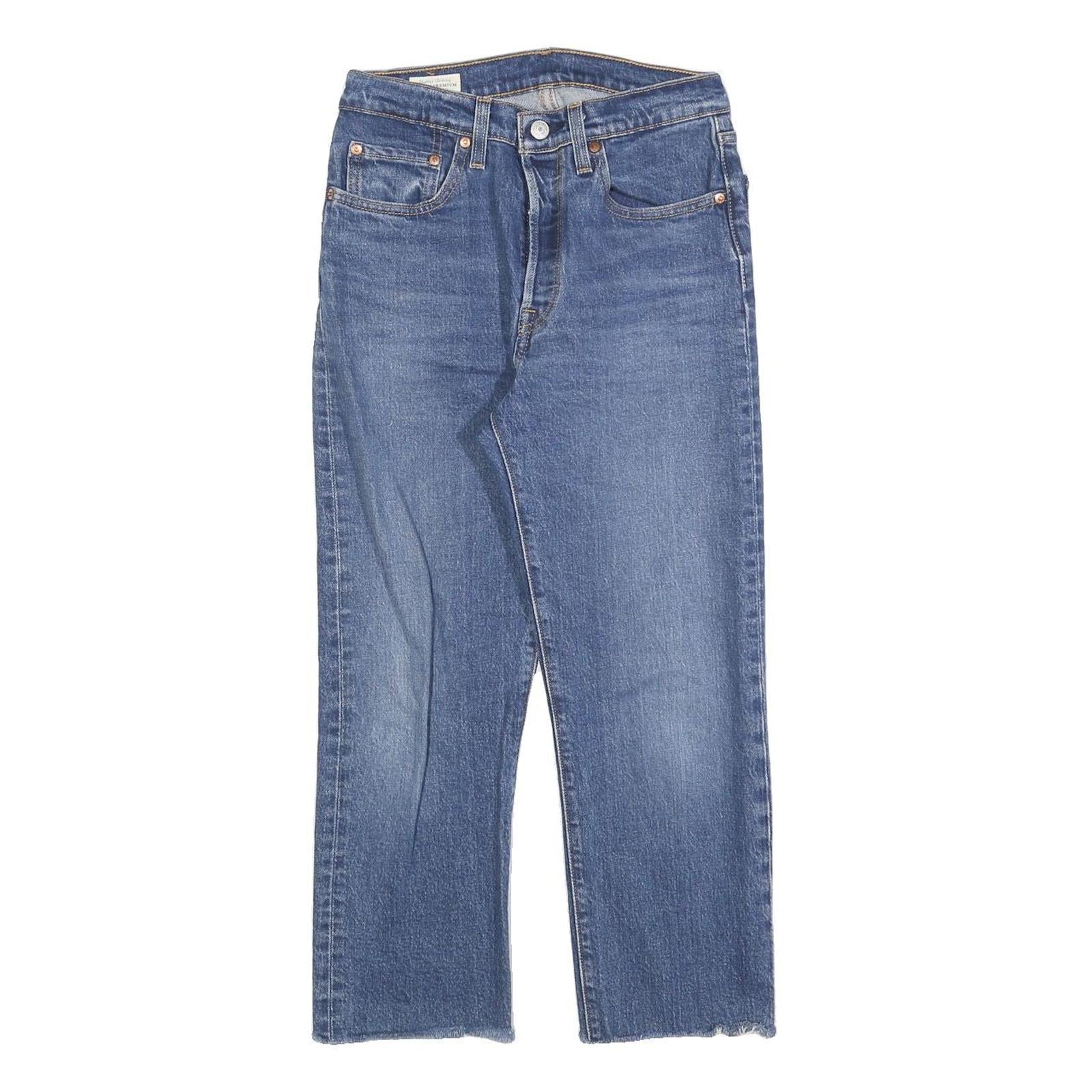 LEVI'S 501 BIG E Womens Jeans Blue Regular Straight Denim Light W26 L23 Classic Refurbished - N/A refurbished available on Cerqular