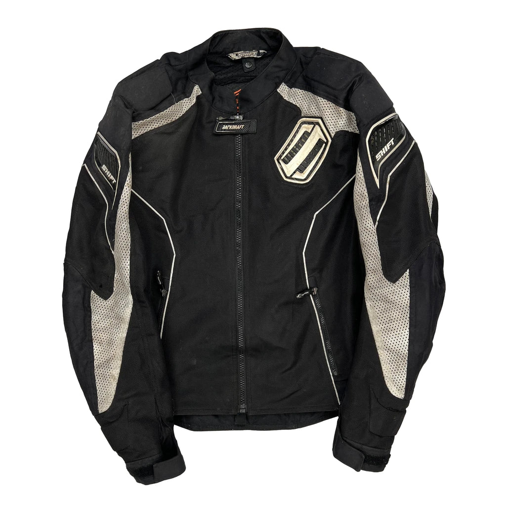Take Control Take Control Graphic Jacket - Medium Grey Polyester Refurbished - Thrifted (note: this is a term often used to describe second- refurbished available on Cerqular