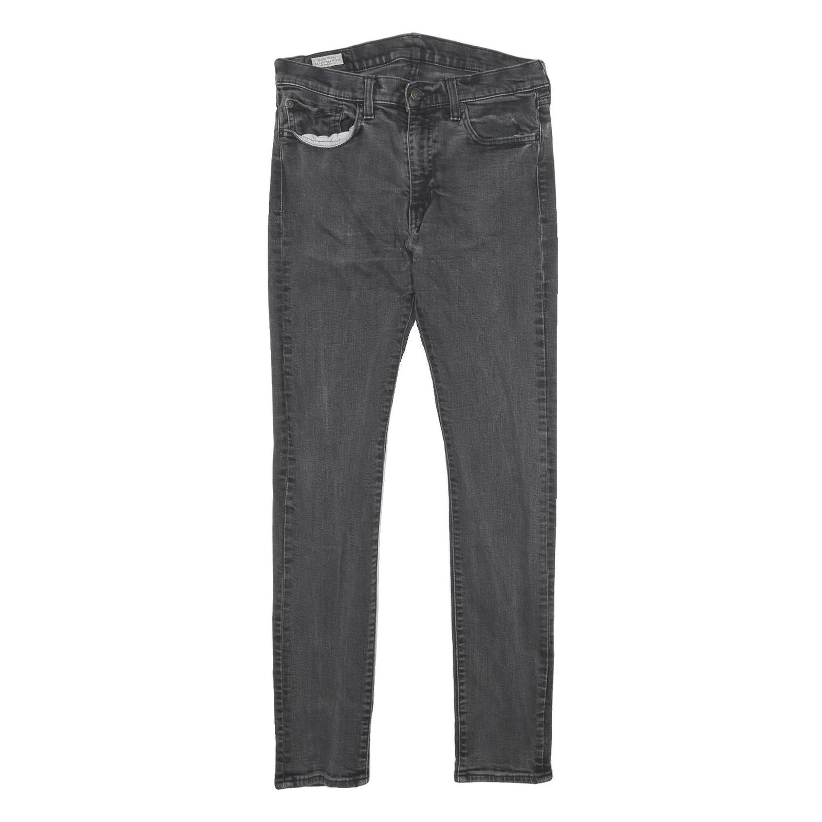 LEVI'S 512 BIG E Mens Jeans Black Slim Skinny Denim Medium W30 L32 Slim Fit Refurbished - N/A refurbished available on Cerqular