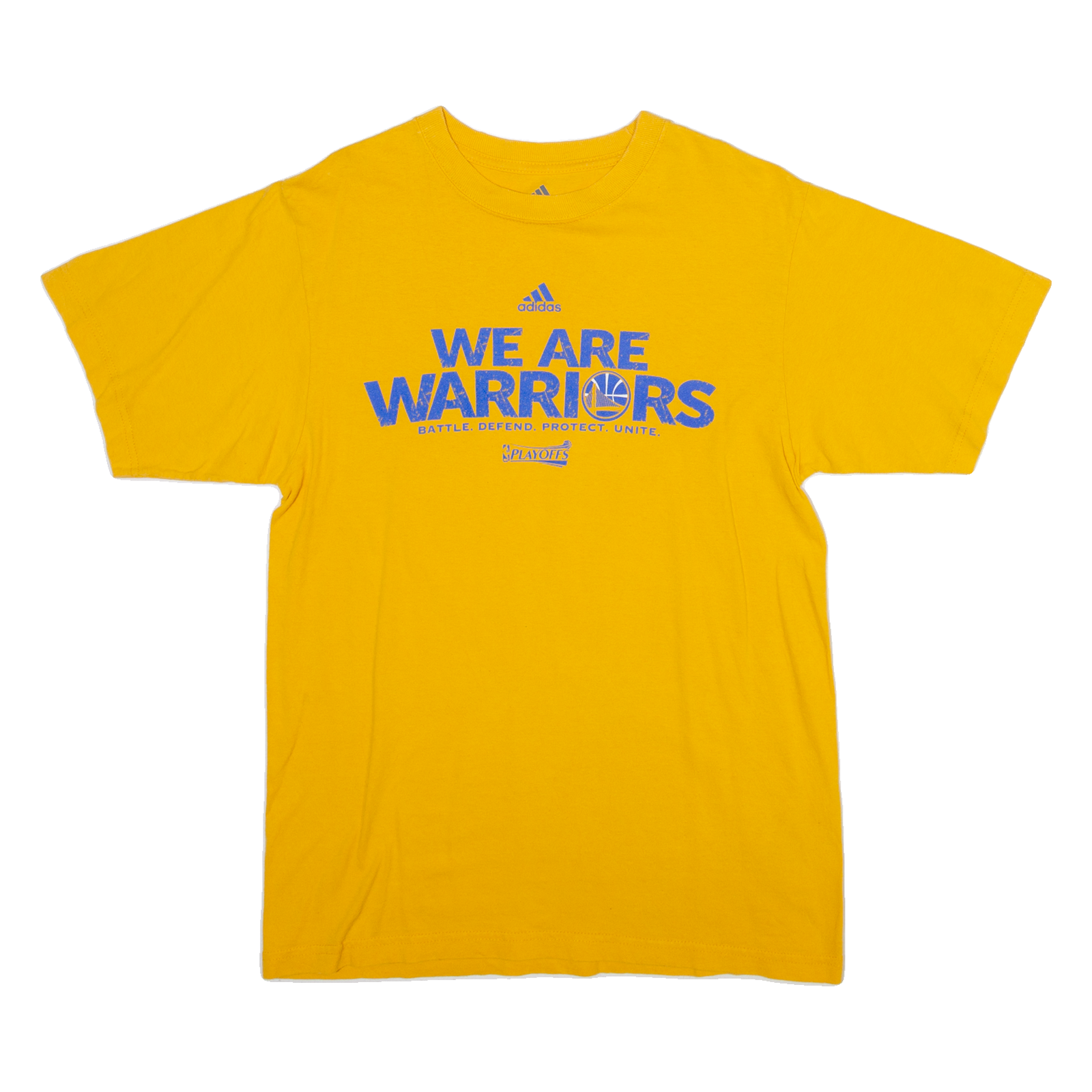 ADIDAS Golden State Warriors Mens T-Shirt Yellow USA M Refurbished - N/A refurbished available on Cerqular