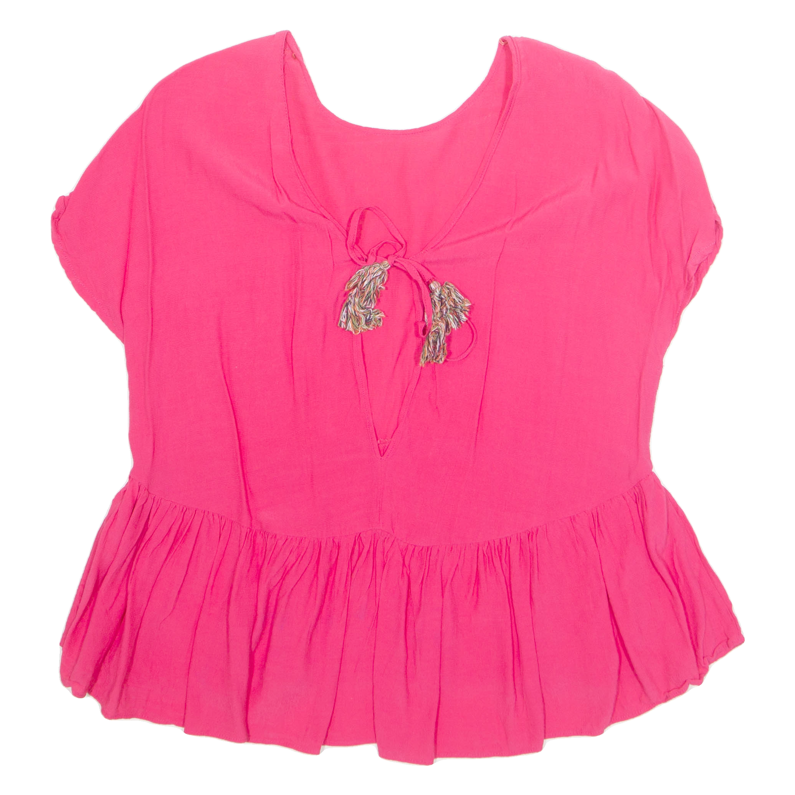 Womens Top Pink V-Neck XL Refurbished - N/A refurbished available on Cerqular