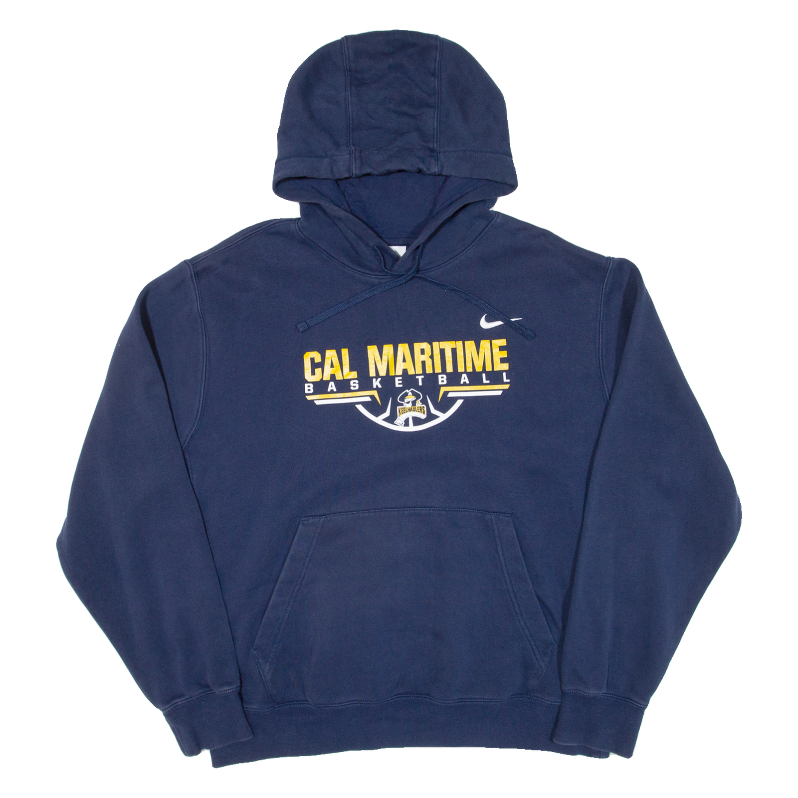 NIKE Cal Maritime Basketball Mens Blue Hoodie USA L Refurbished - N/A refurbished available on Cerqular