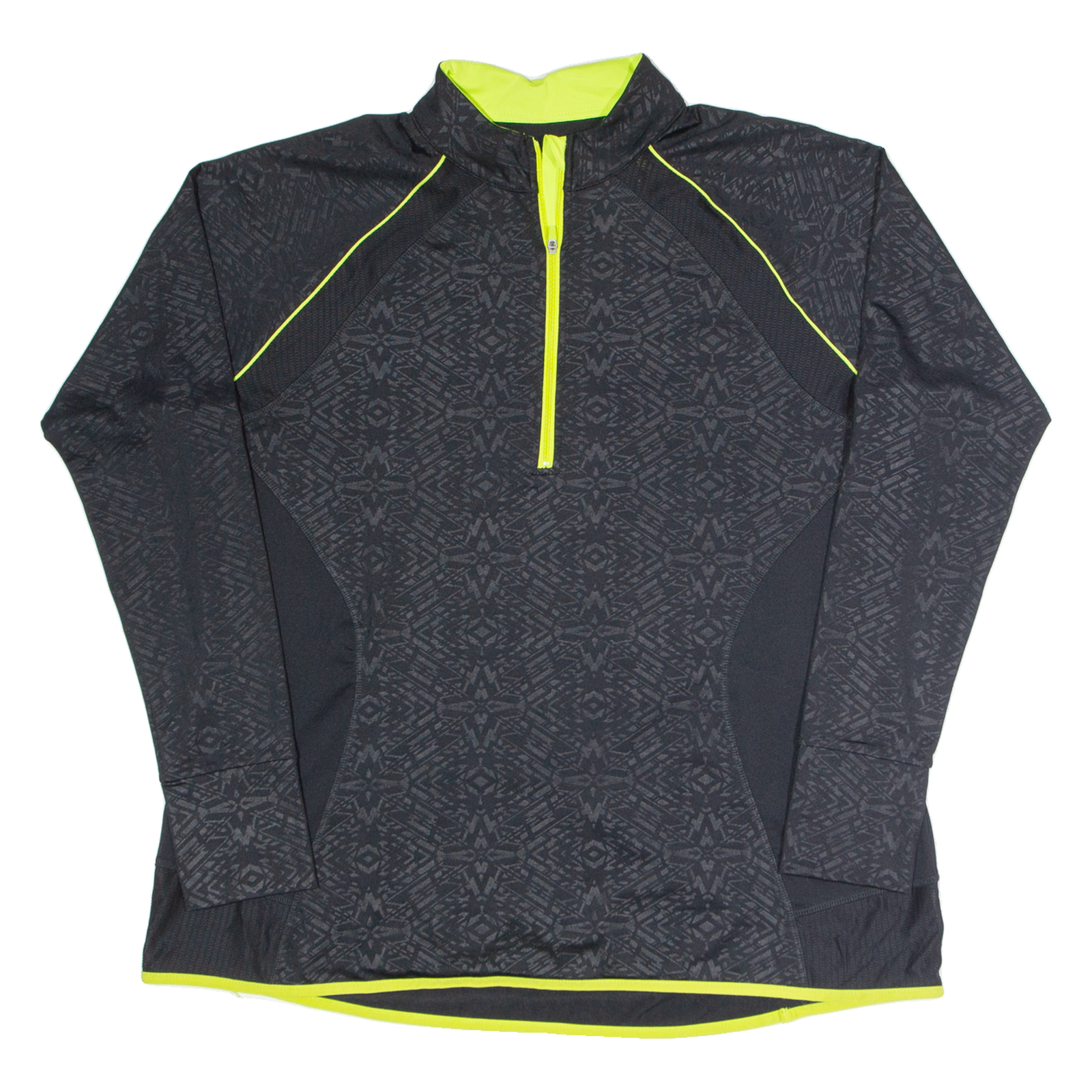 M&S Fitness Womens Jersey Black Long Sleeve 1/4 Zip XL Refurbished - N/A refurbished available on Cerqular