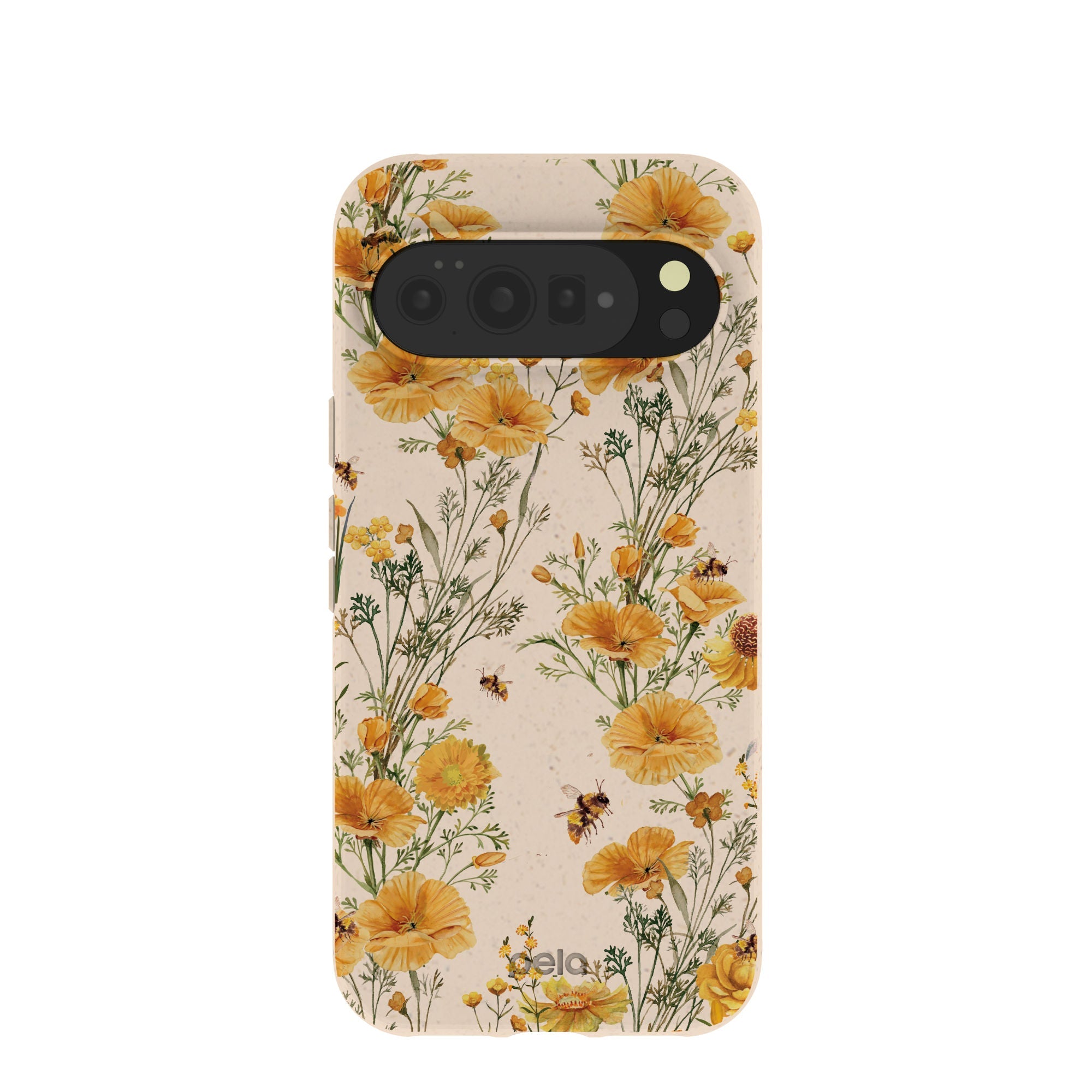 Seashell Vintage Bee Google Pixel 10 Pro XL Case | PixelSnap Compatibility: Without PixelSnap Refurbished - Pela Case refurbished available on Cerqular