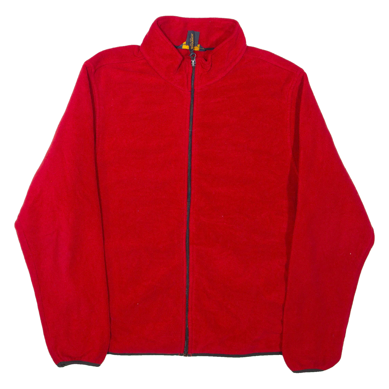 WOOLRICH Mens Fleece Jacket Red L Refurbished - N/A refurbished available on Cerqular