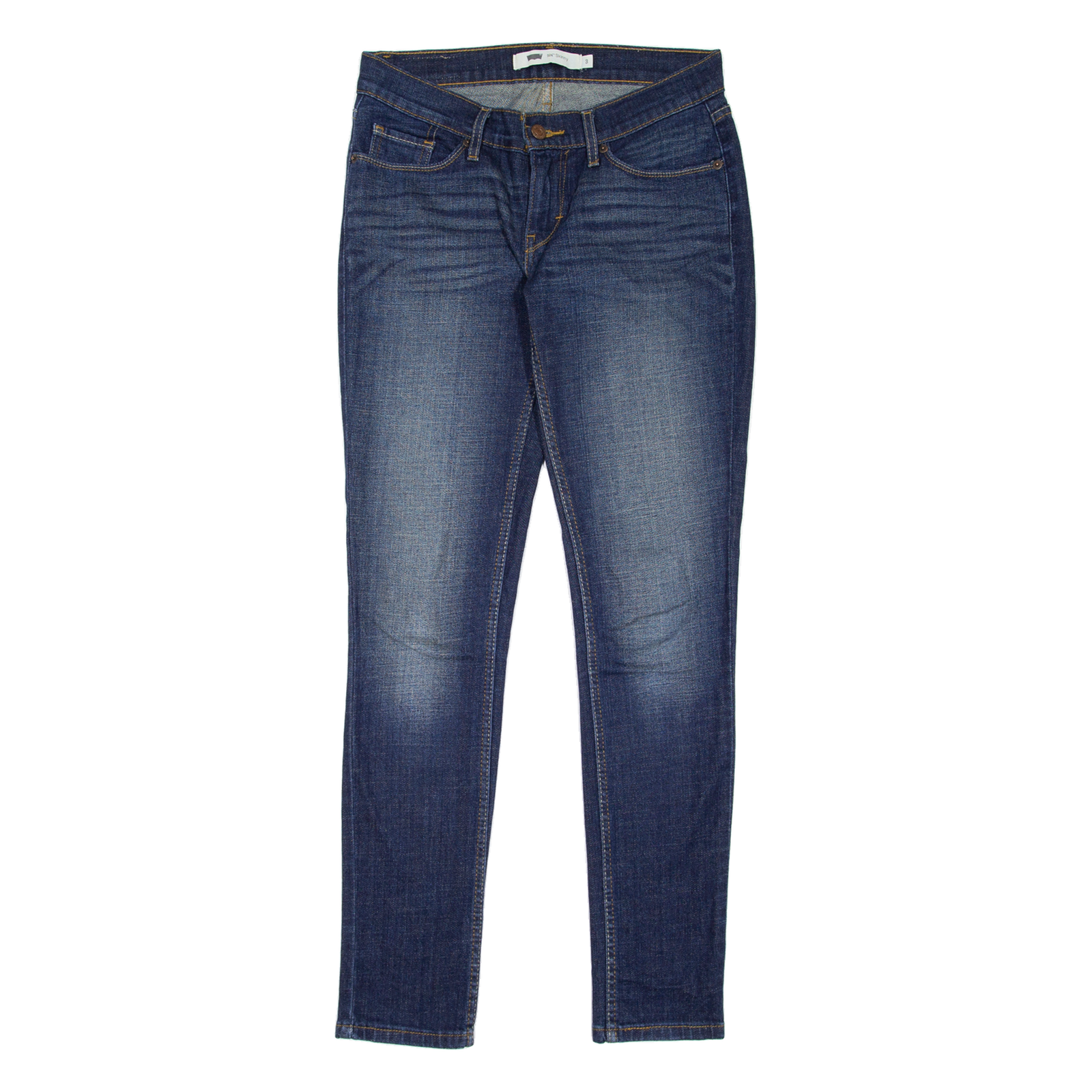 LEVI'S 524 Womens Jeans Blue Slim Skinny Stone Wash W26 L30 Refurbished - N/A refurbished available on Cerqular
