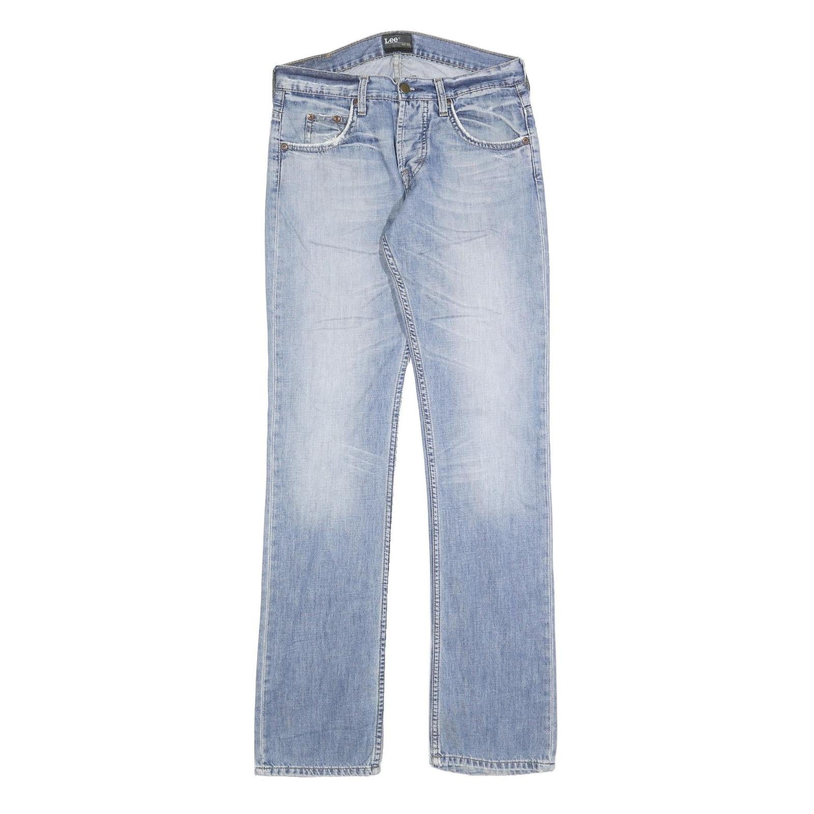 Buy LEE Mens Blue Regular Fit Straight Leg Denim Light W29 L34 Classic Cotton Zip Refurbished - $29.89 LEE Mens Blue Regular Fit Straight Leg Denim Light W29 L34 Classic Cotton Zip Refurbished - N/A refurbished available on Cerqular
