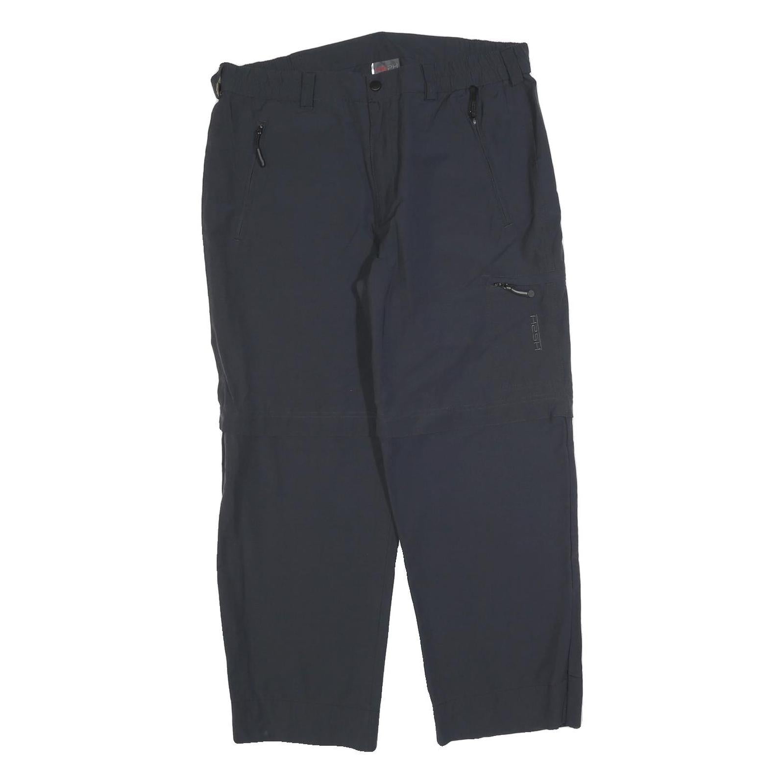 H52H Mens Polyester Blend Regular Navy Blue Trousers W34 L27 Zip Casual Outdoor Refurbished - N/A refurbished available on Cerqular