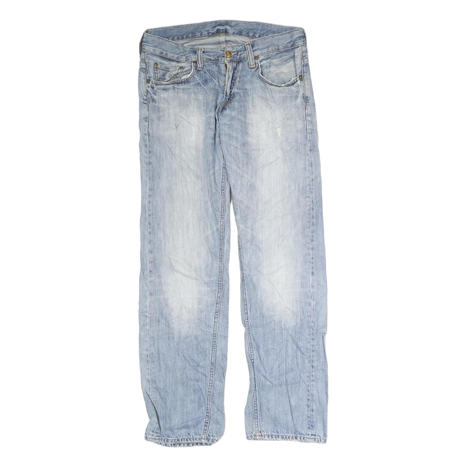 CARHARTT Mens Jeans Blue Regular Straight Denim Light W32 L30 Casual Workwear Refurbished - N/A refurbished available on Cerqular