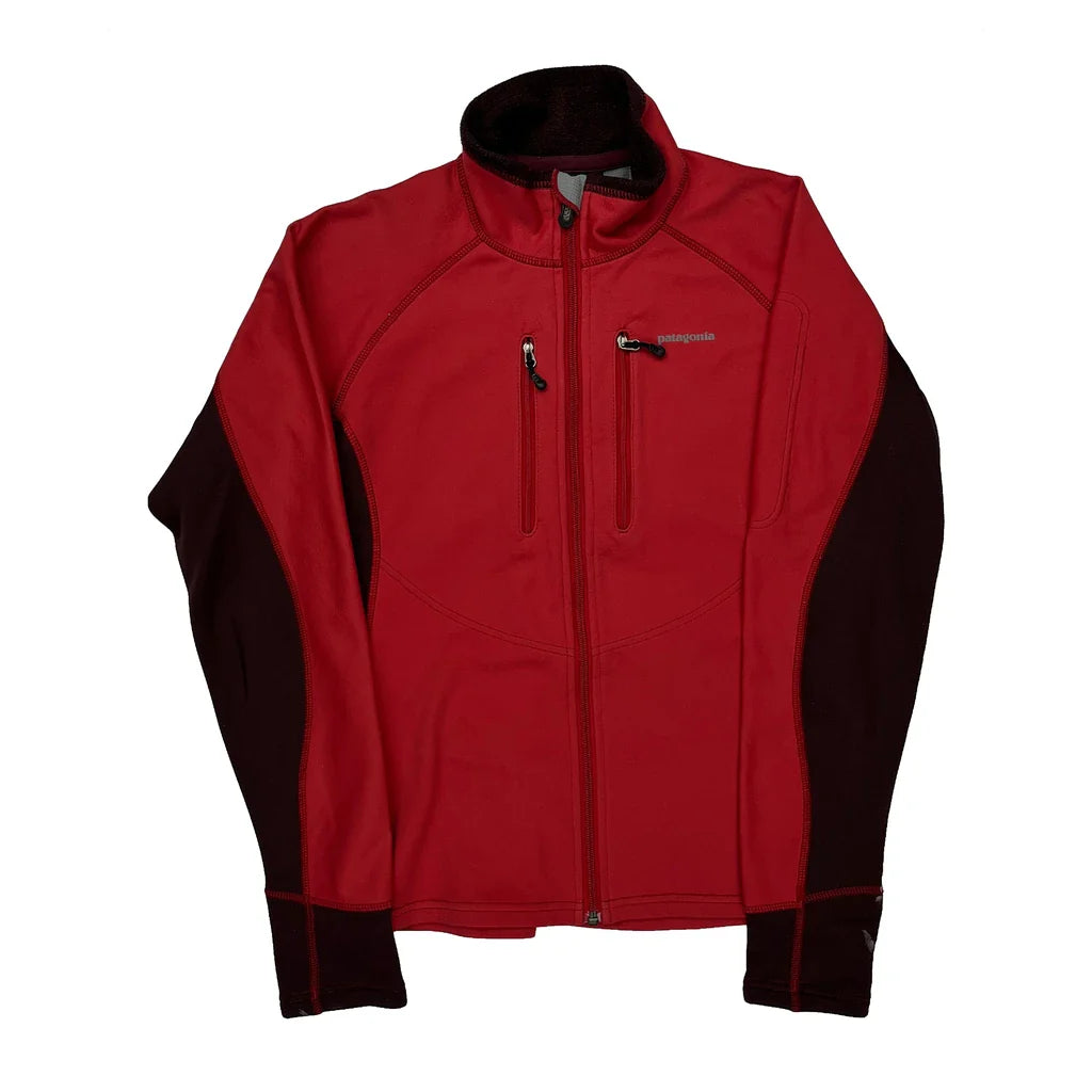 Patagonia Jacket - Small Burgundy Polyester Refurbished - Thrifted (note: this is a term often used to describe second- refurbished available on Cerqular