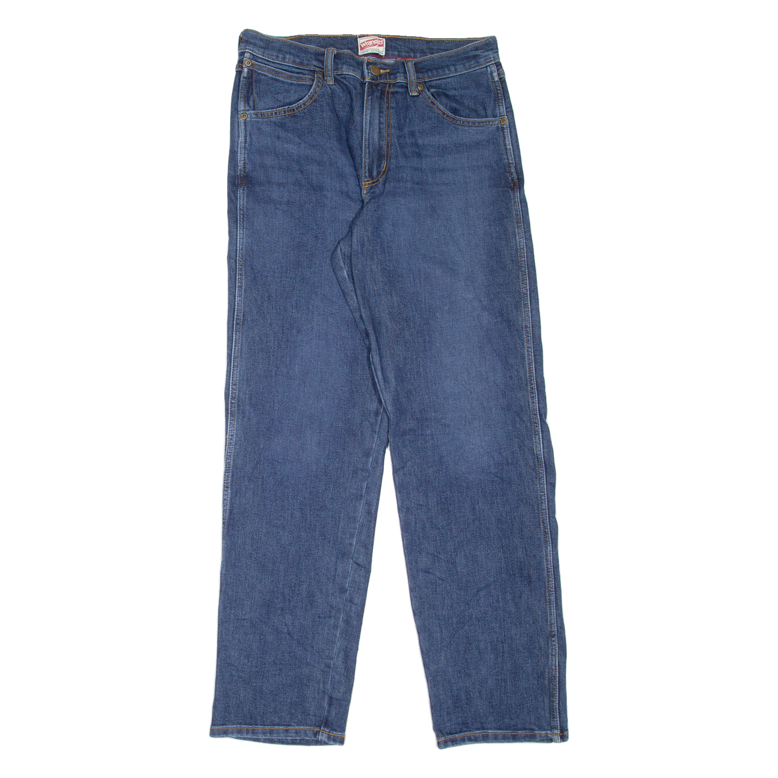 WRANGLER Mens Jeans Blue Regular Tapered W30 L32 Refurbished - N/A refurbished available on Cerqular