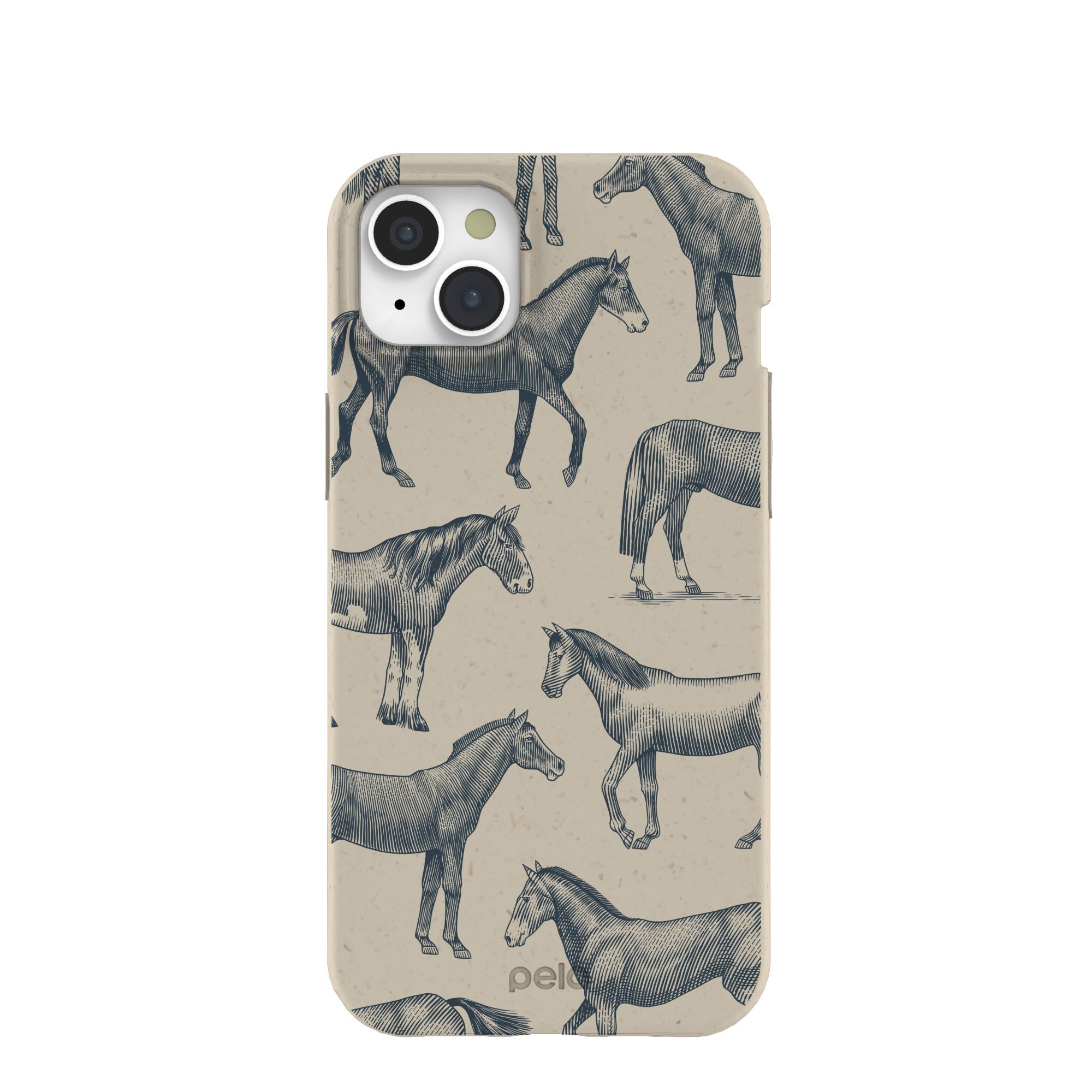 London Fog Vintage Gallop iPhone 15 Plus Case Refurbished - Pela Case refurbished available on Cerqular