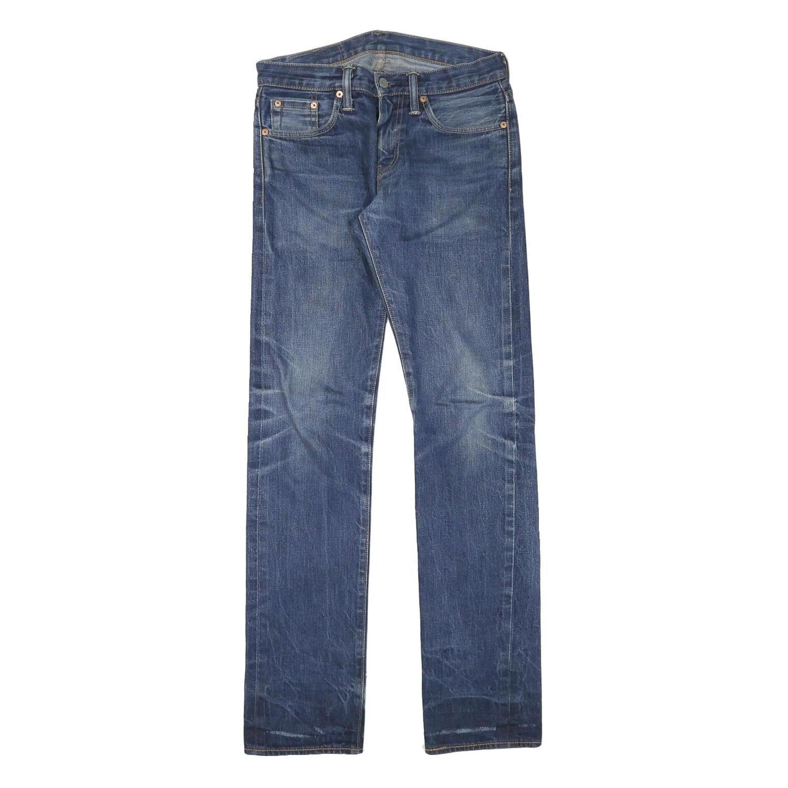 LEVI'S Mens Jeans Blue Slim Skinny Denim Medium W30 L32 Classic Zip Fastening Refurbished - N/A refurbished available on Cerqular