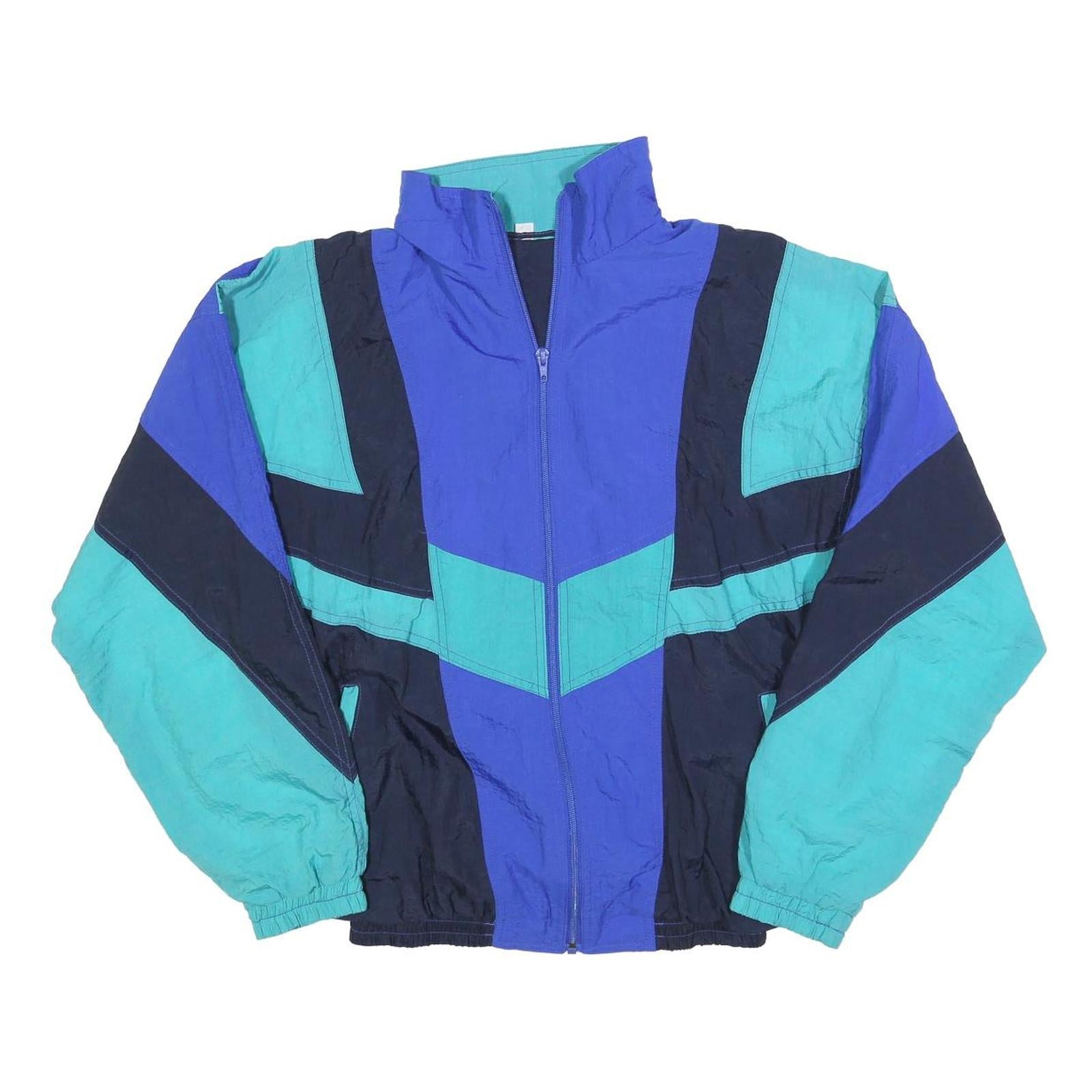Buy Mens Blue & Teal Polyester Blend Colourblock Zip Jacket M Casual Outerwear Refurbished - $32.49 Mens Blue & Teal Polyester Blend Colourblock Zip Jacket M Casual Outerwear Refurbished - N/A refurbished available on Cerqular