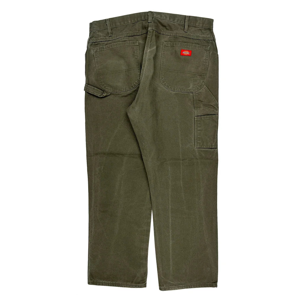 Buy Dickies Carpenter Trousers - 38W 32L Green Cotton Refurbished - $57.61 Dickies Carpenter Trousers - 38W 32L Green Cotton Refurbished - Thrifted (note: this is a term often used to describe second- refurbished available on Cerqular