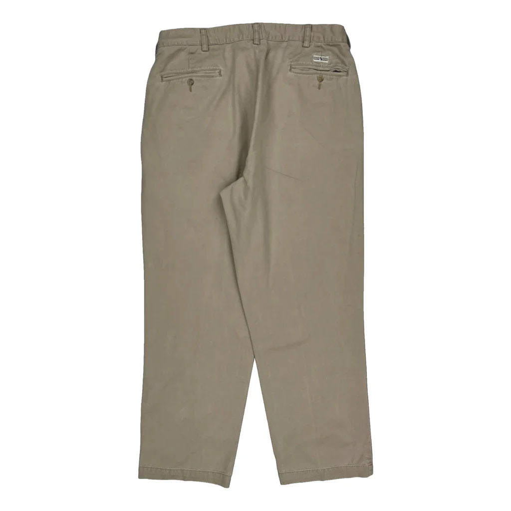 Polo By Ralph Lauren Chinos - 35W 29L Beige Cotton Refurbished - Thrifted (note: this is a term often used to describe second- refurbished available on Cerqular