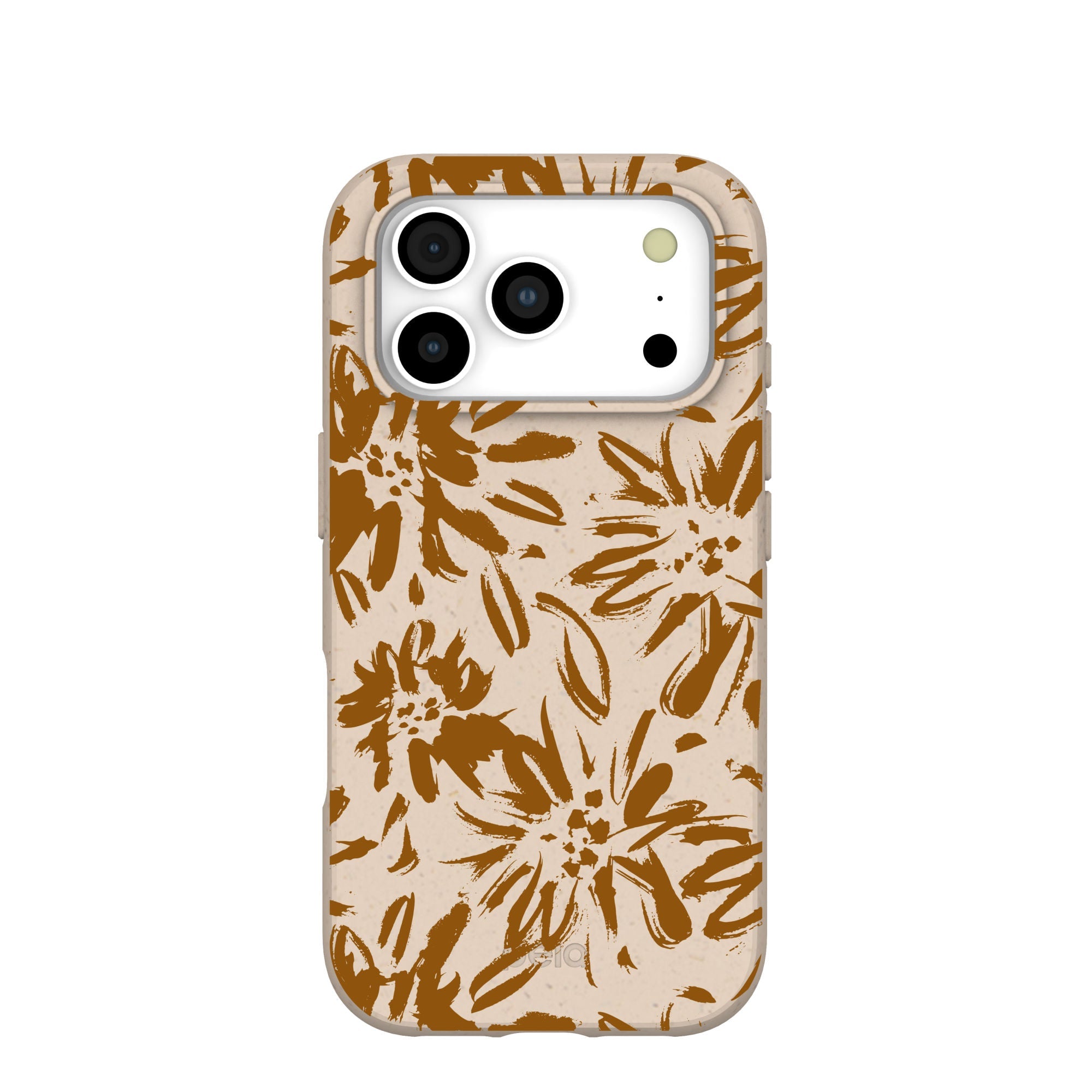 Seashell Petal Burst iPhone 17 Pro Case | MagSafe Compatibility: Without MagSafe Refurbished - Pela Case refurbished available on Cerqular