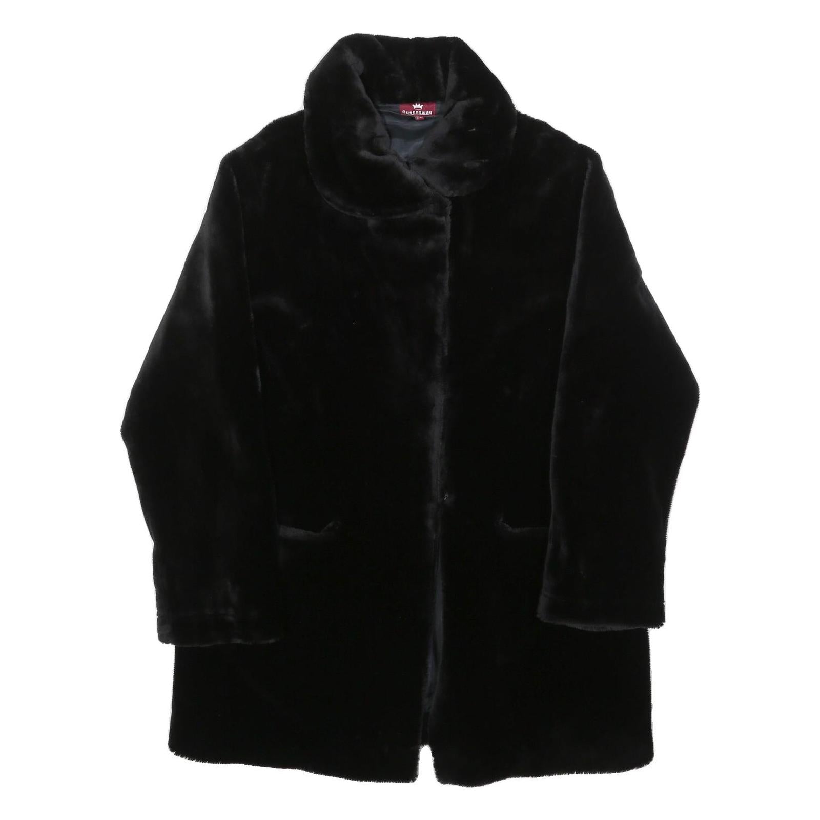 Buy QUEENSWAY Womens Black Fur Effect Button Jacket L Polyester Blend Plush Soft Refurbished - $37.69 QUEENSWAY Womens Black Fur Effect Button Jacket L Polyester Blend Plush Soft Refurbished - N/A refurbished available on Cerqular