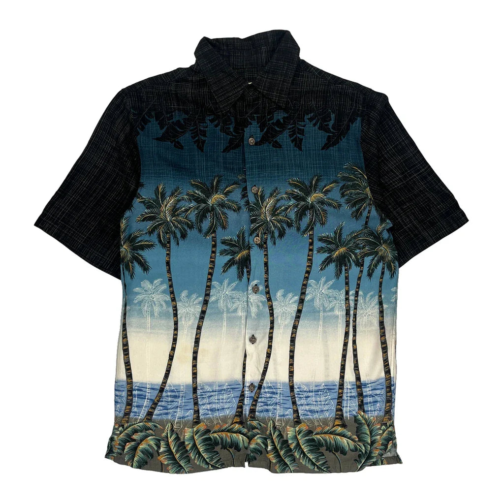 Batik Bay Hawaiian Shirt - Small Multicoloured Viscose Refurbished - Thrifted (note: this is a term often used to describe second- refurbished available on Cerqular