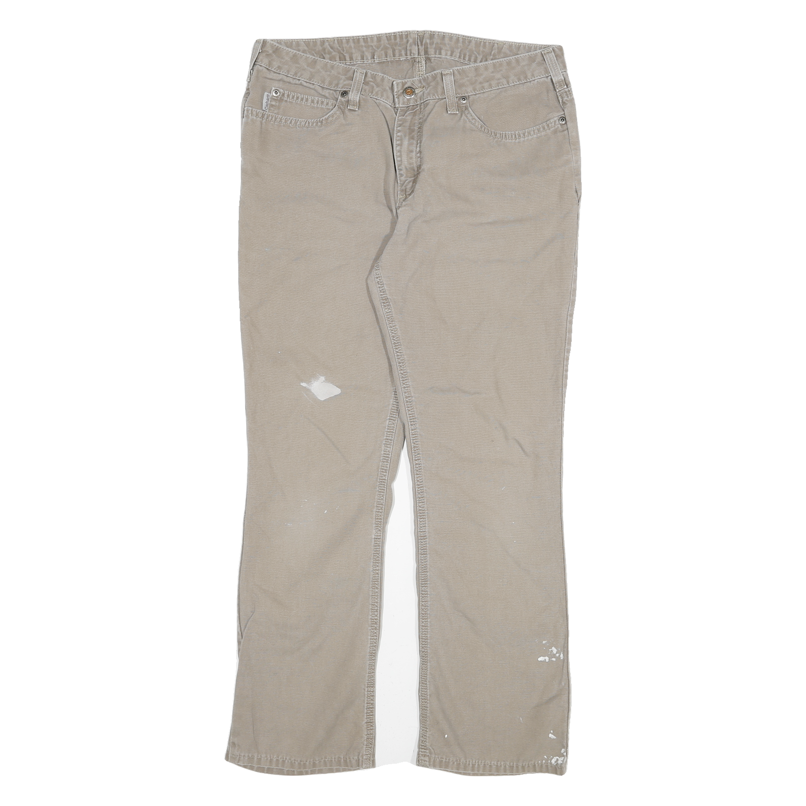 Buy CARHARTT Womens Cotton Blend Beige Regular Fit Straight Leg Trousers W32 L28 Refurbished - $44.19 CARHARTT Womens Cotton Blend Beige Regular Fit Straight Leg Trousers W32 L28 Refurbished - N/A refurbished available on Cerqular