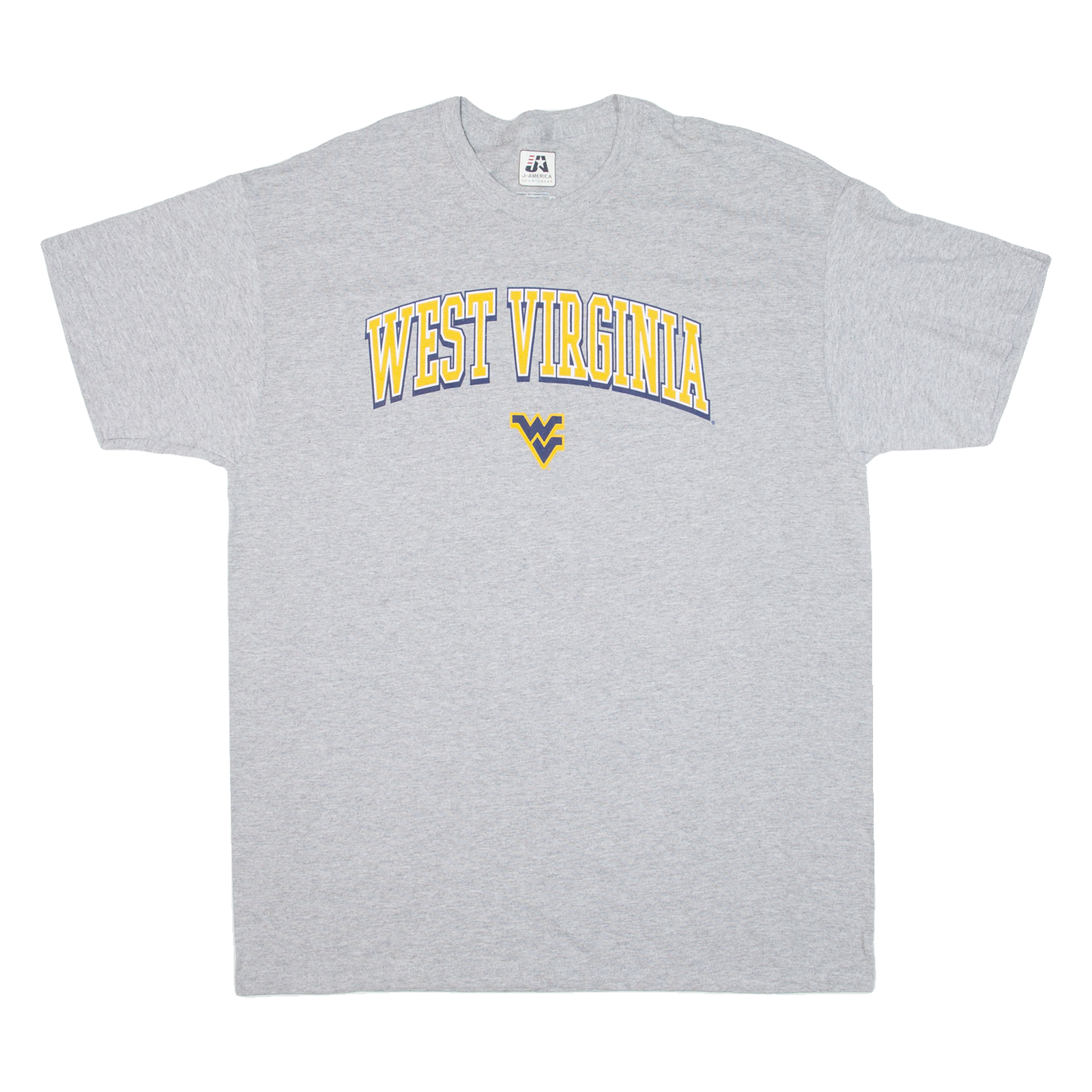 J.AMERICA West Virginia Mens T-Shirt Grey USA L Refurbished - N/A refurbished available on Cerqular