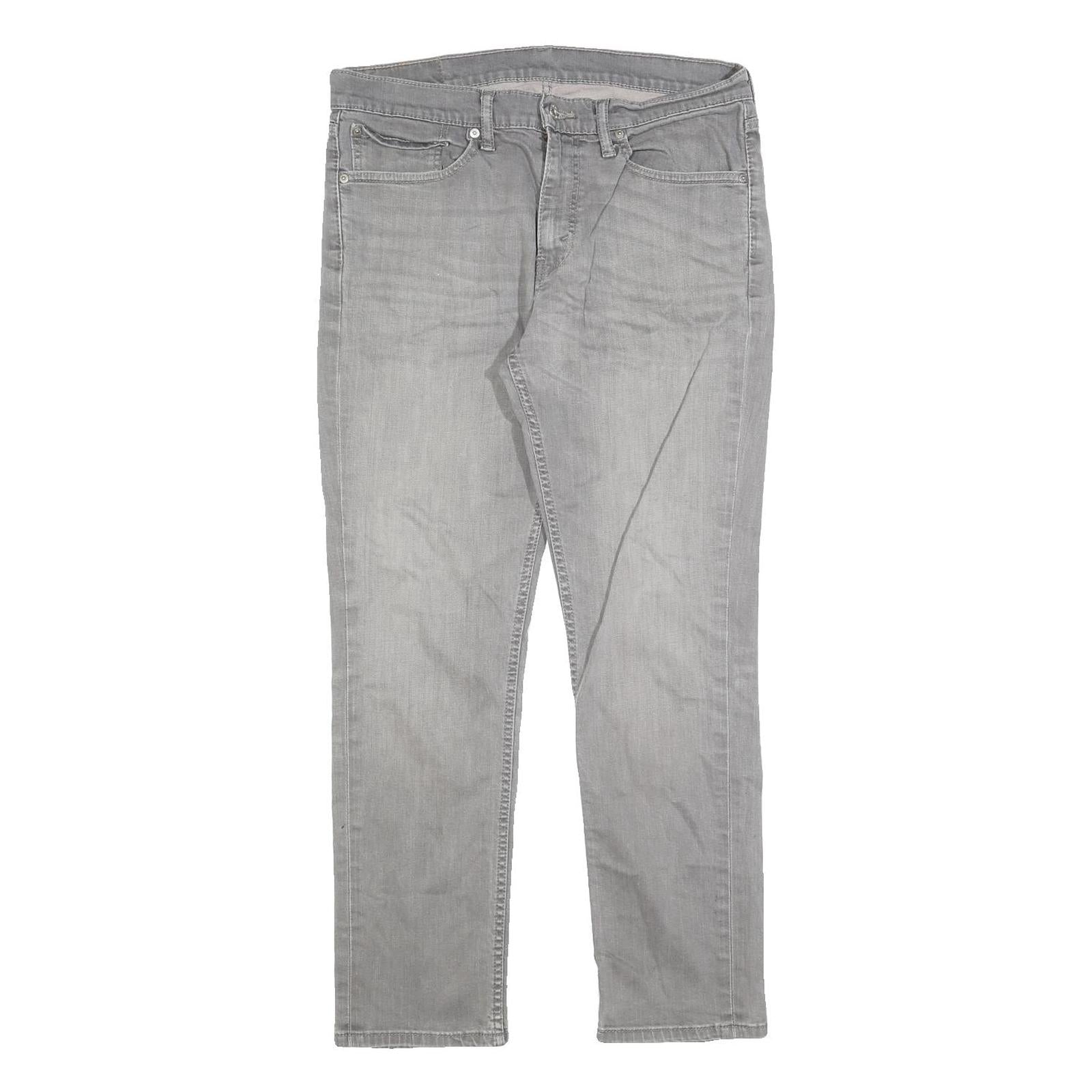 LEVI'S 511 Slim Mens Jeans Grey Slim Skinny Denim W34 L30 Comfortable Casual Refurbished - N/A refurbished available on Cerqular