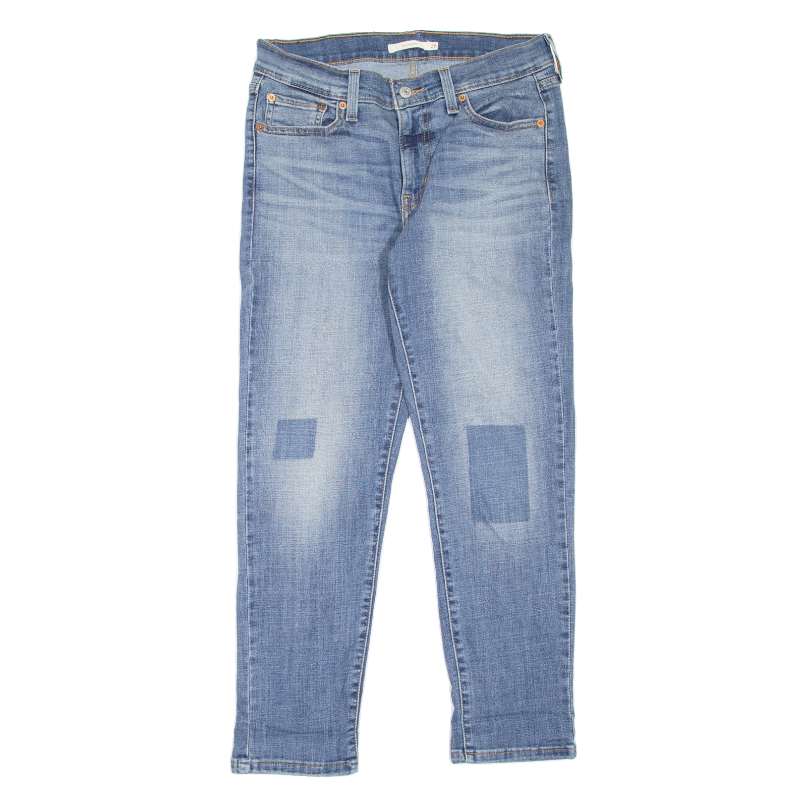 LEVI'S Womens Jeans Blue Regular Bootcut Stone Wash W28 L27 Refurbished - N/A refurbished available on Cerqular