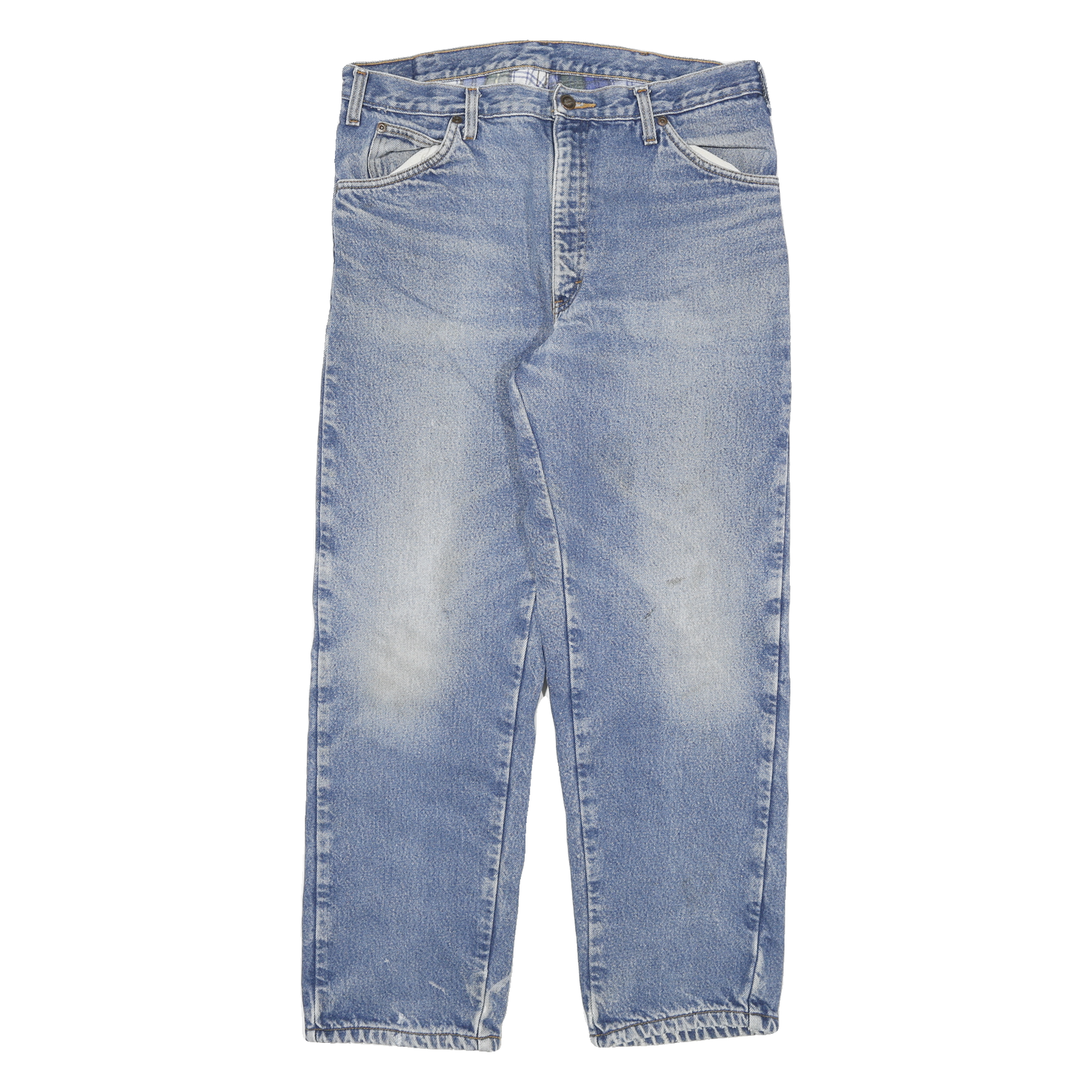 DICKIES Mens Blue Regular Fit Straight Denim Jeans W33 L28 Classic Workwear Refurbished - N/A refurbished available on Cerqular