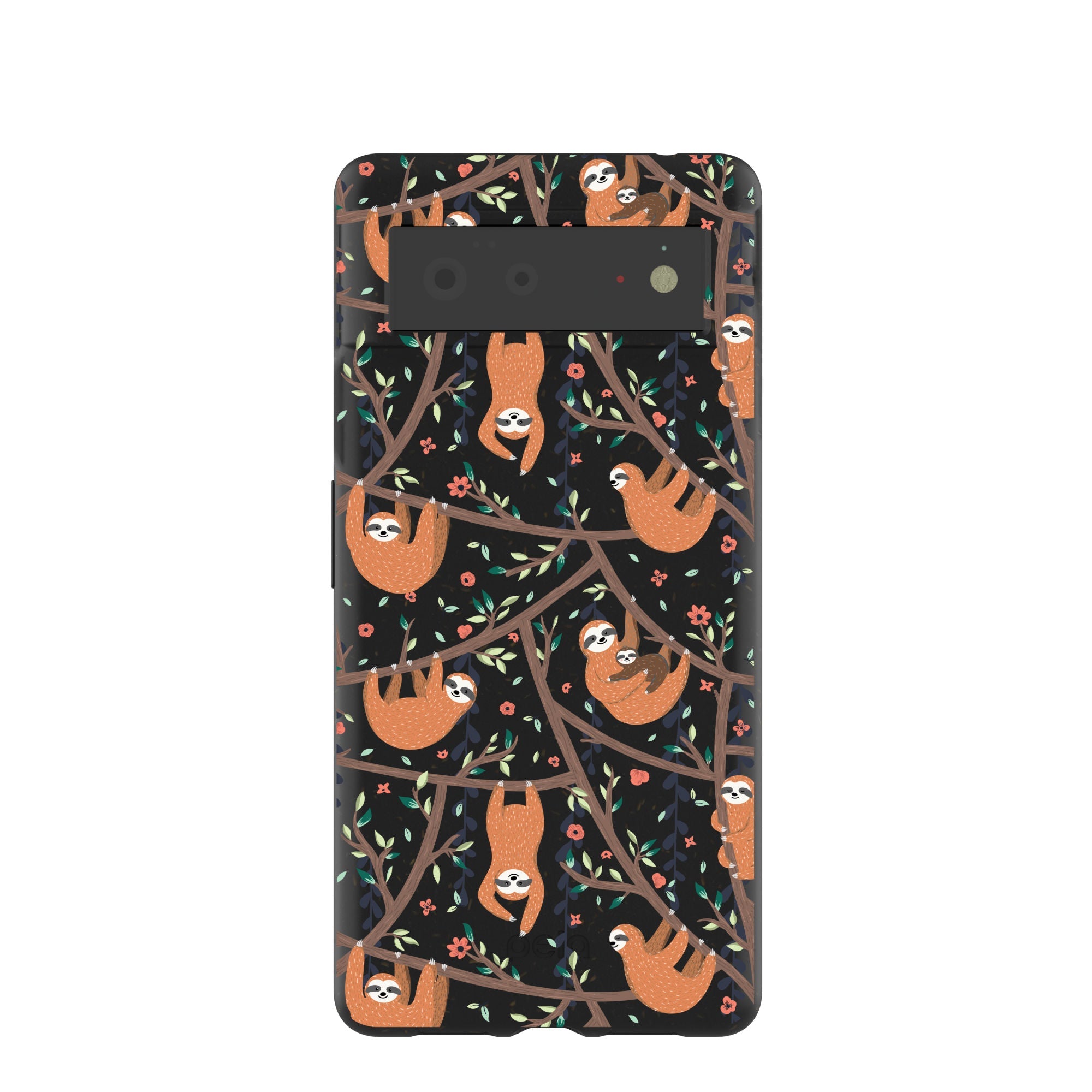 Buy Black Jungle Sloths Google Pixel 6 Case Refurbished - $65.00 Black Jungle Sloths Google Pixel 6 Case Refurbished - Pela Case refurbished available on Cerqular