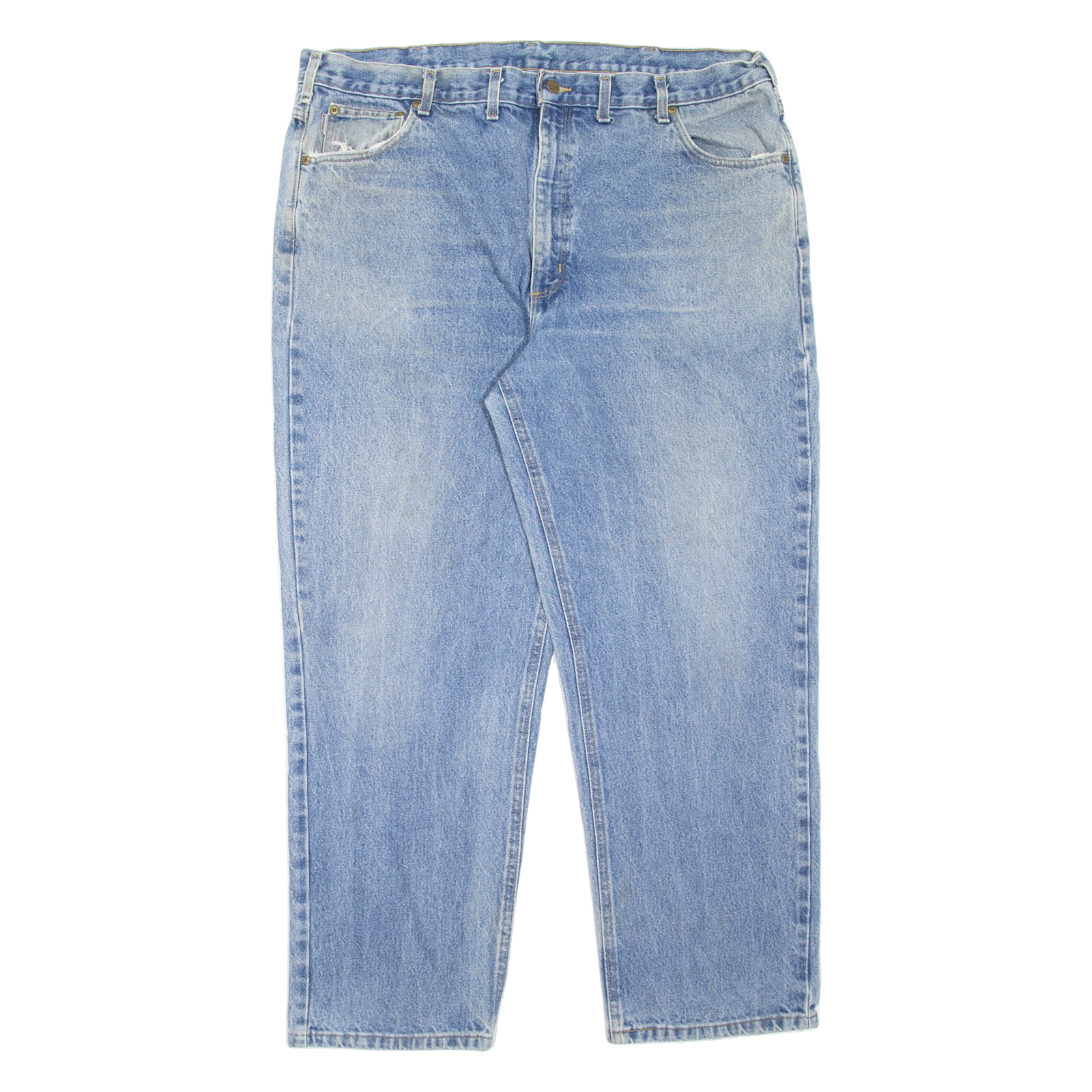 CARHARTT Workwear Mens Jeans Blue Relaxed Tapered Stone Wash W40 L32 Refurbished - N/A refurbished available on Cerqular