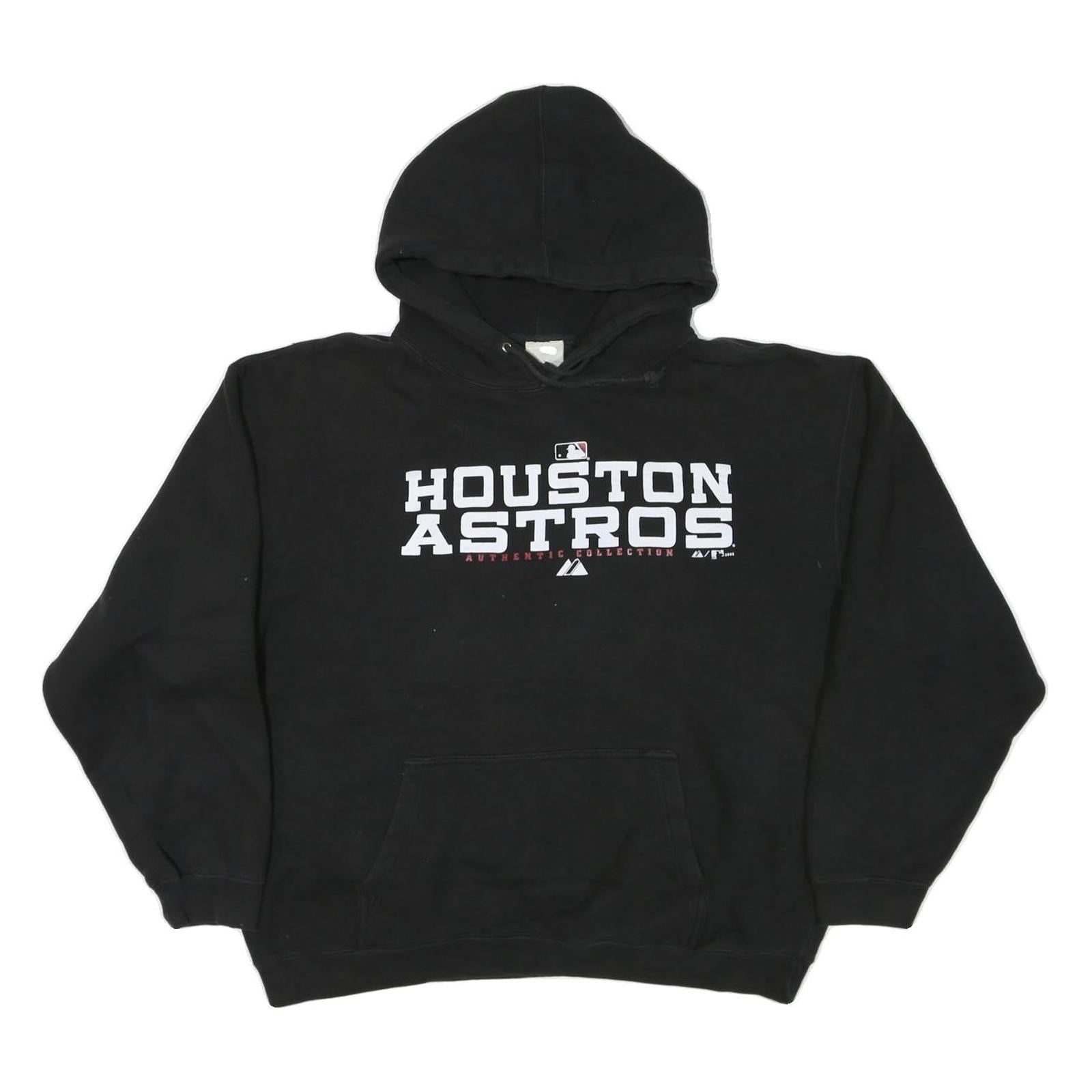Buy MAJESTIC Mens Black Houston Astros Pullover Hoodie M Cotton Blend Sportswear Refurbished - $28.59 MAJESTIC Mens Black Houston Astros Pullover Hoodie M Cotton Blend Sportswear Refurbished - N/A refurbished available on Cerqular