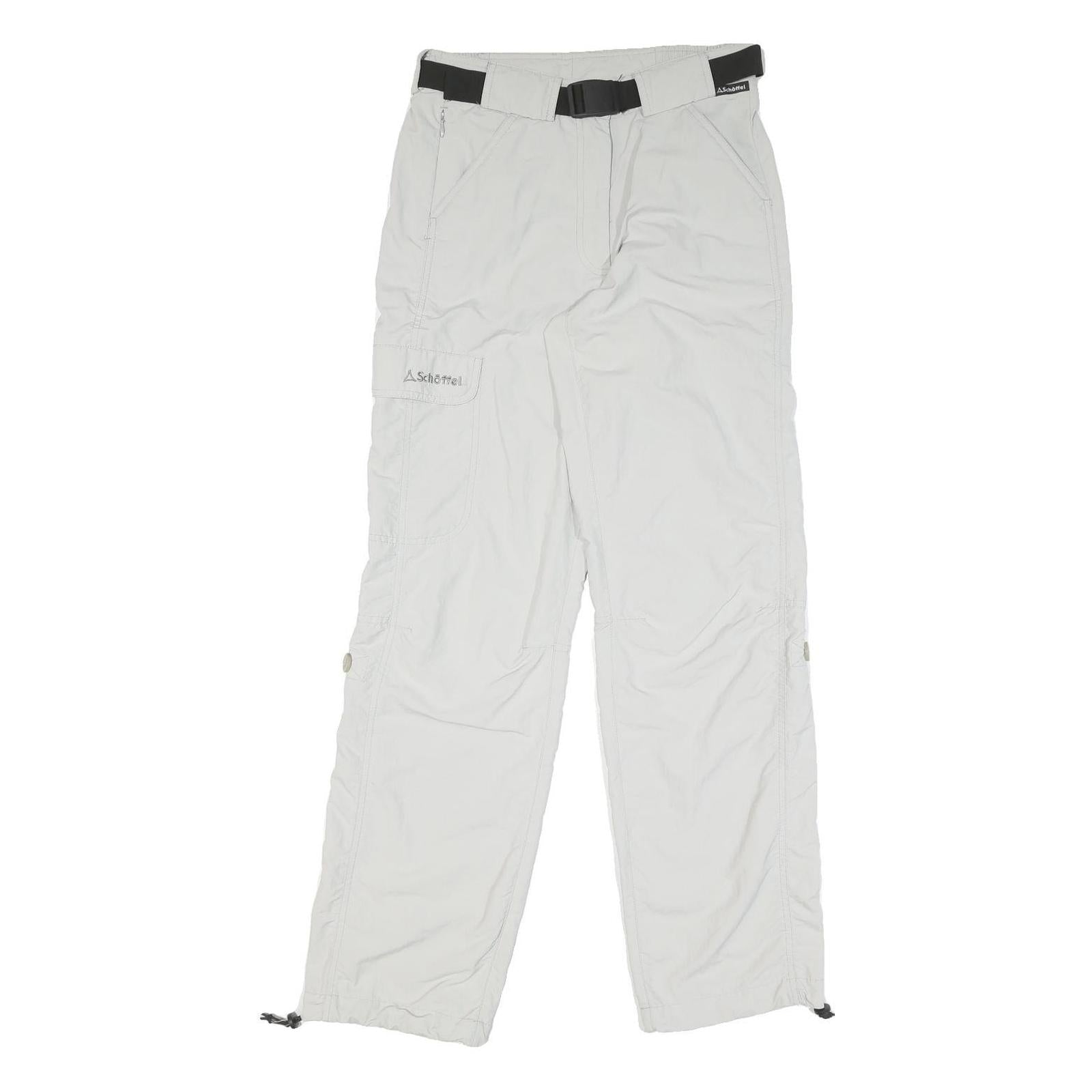 SCHOFFEL Mens Regular Fit Light Grey Polyester Blend Zip Trousers W30 L32 Refurbished - N/A refurbished available on Cerqular