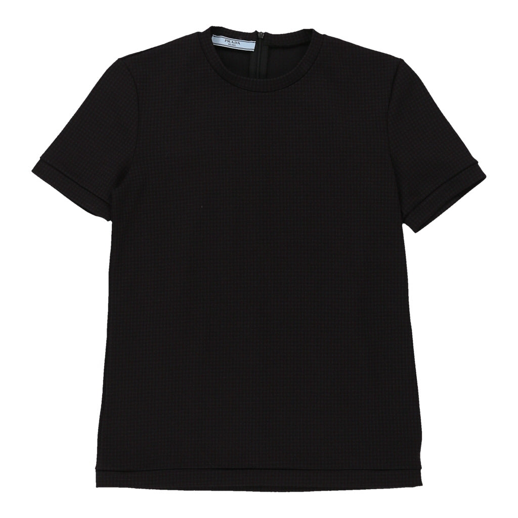 Prada Top - Medium Black Polyester | Size: medium Refurbished - N/A (Preloved Designer is not a specific brand, it refurbished available on Cerqular