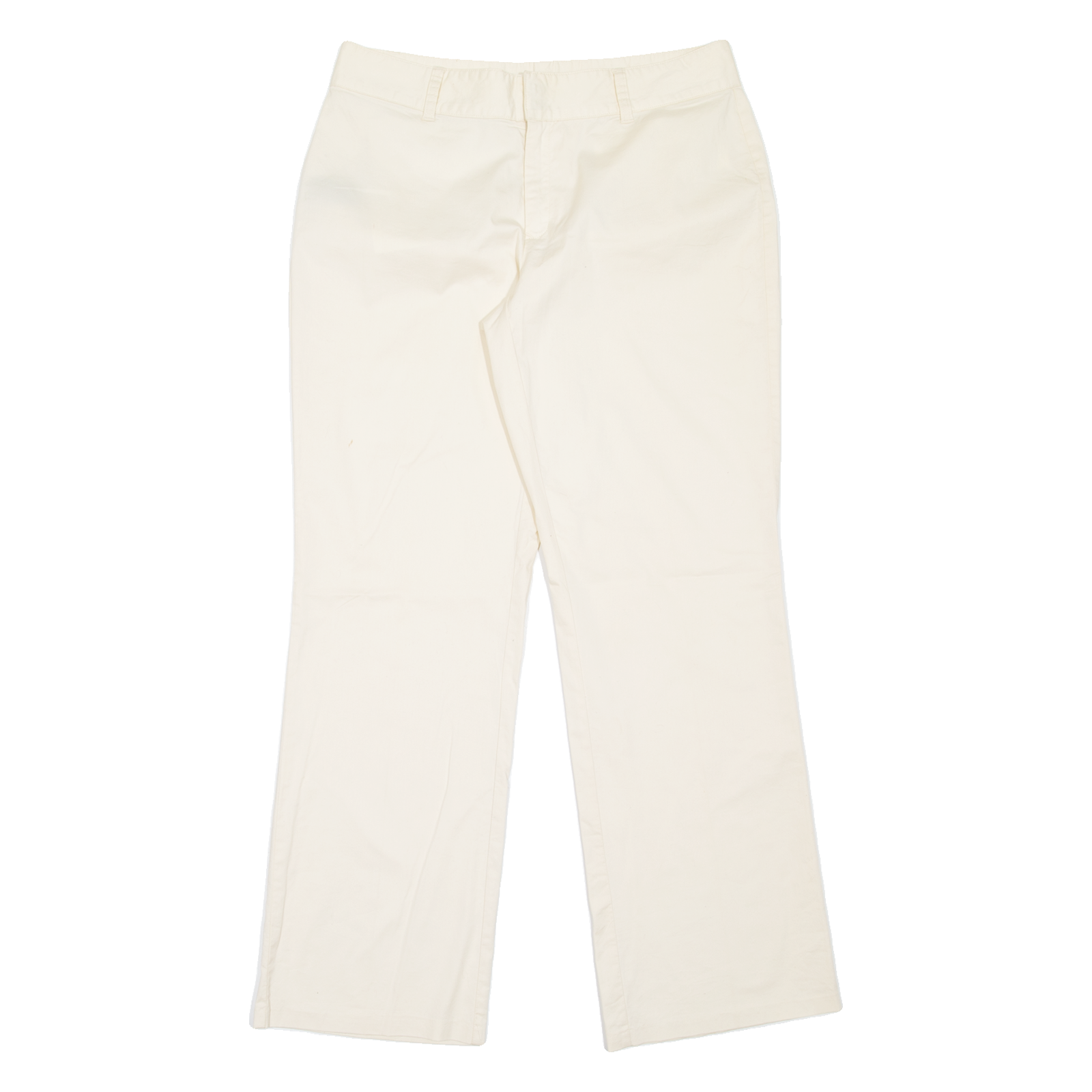 TOMMY HILFIGER Womens Trousers Cream Relaxed Bootcut W32 L31 Refurbished - N/A refurbished available on Cerqular