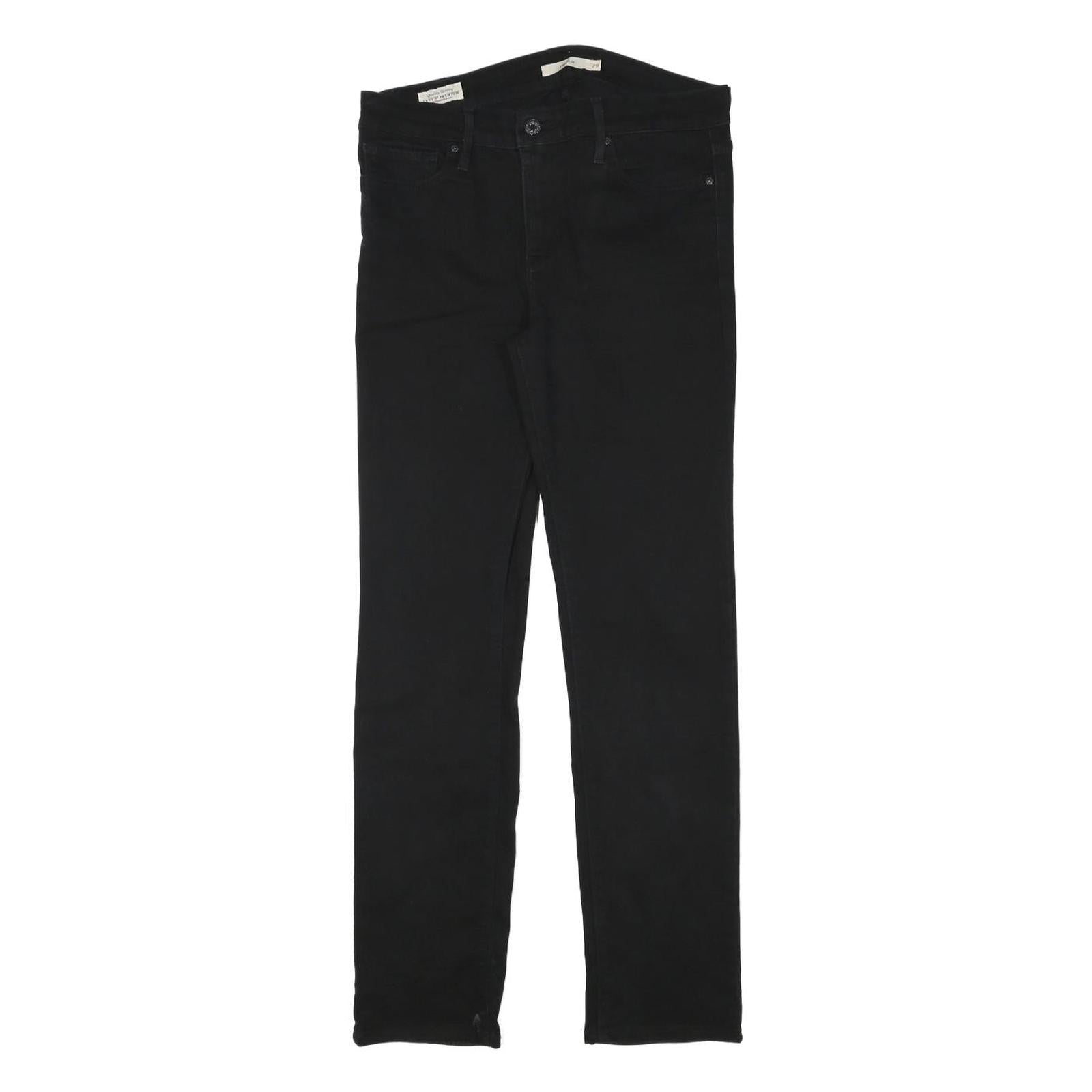 LEVI'S 712 Womens Jeans Black Slim Skinny Denim W29 L27 Zip Cotton Blend Refurbished - N/A refurbished available on Cerqular