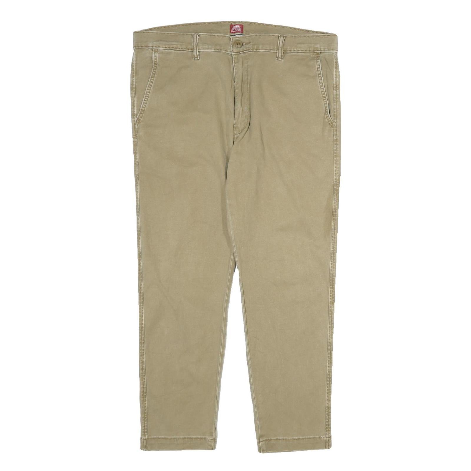 Buy LEVI'S Mens Cotton Beige Regular Fit Straight Leg Trousers W36 L30 Casual Zip Refurbished - $36.39 LEVI'S Mens Cotton Beige Regular Fit Straight Leg Trousers W36 L30 Casual Zip Refurbished - N/A refurbished available on Cerqular