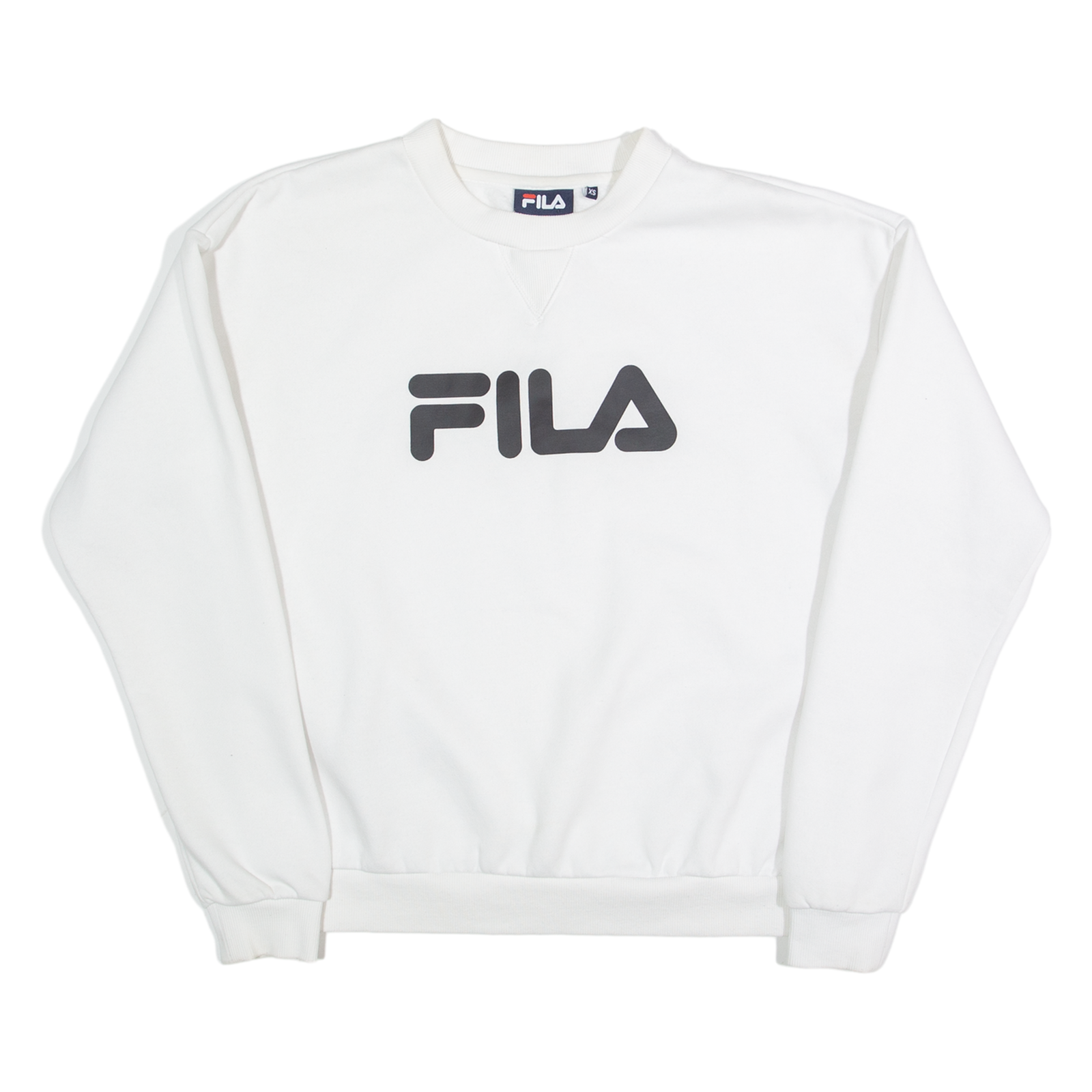 FILA Womens Sweatshirt White XS Refurbished - N/A refurbished available on Cerqular