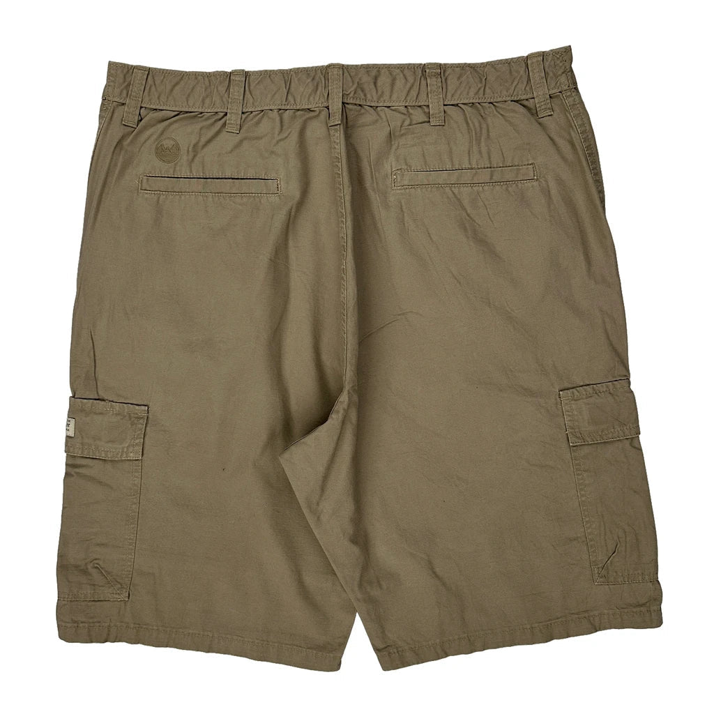 Wrangler Cargo Shorts - 36W 10L Khaki Cotton Refurbished - Thrifted (note: this is a term often used to describe second- refurbished available on Cerqular