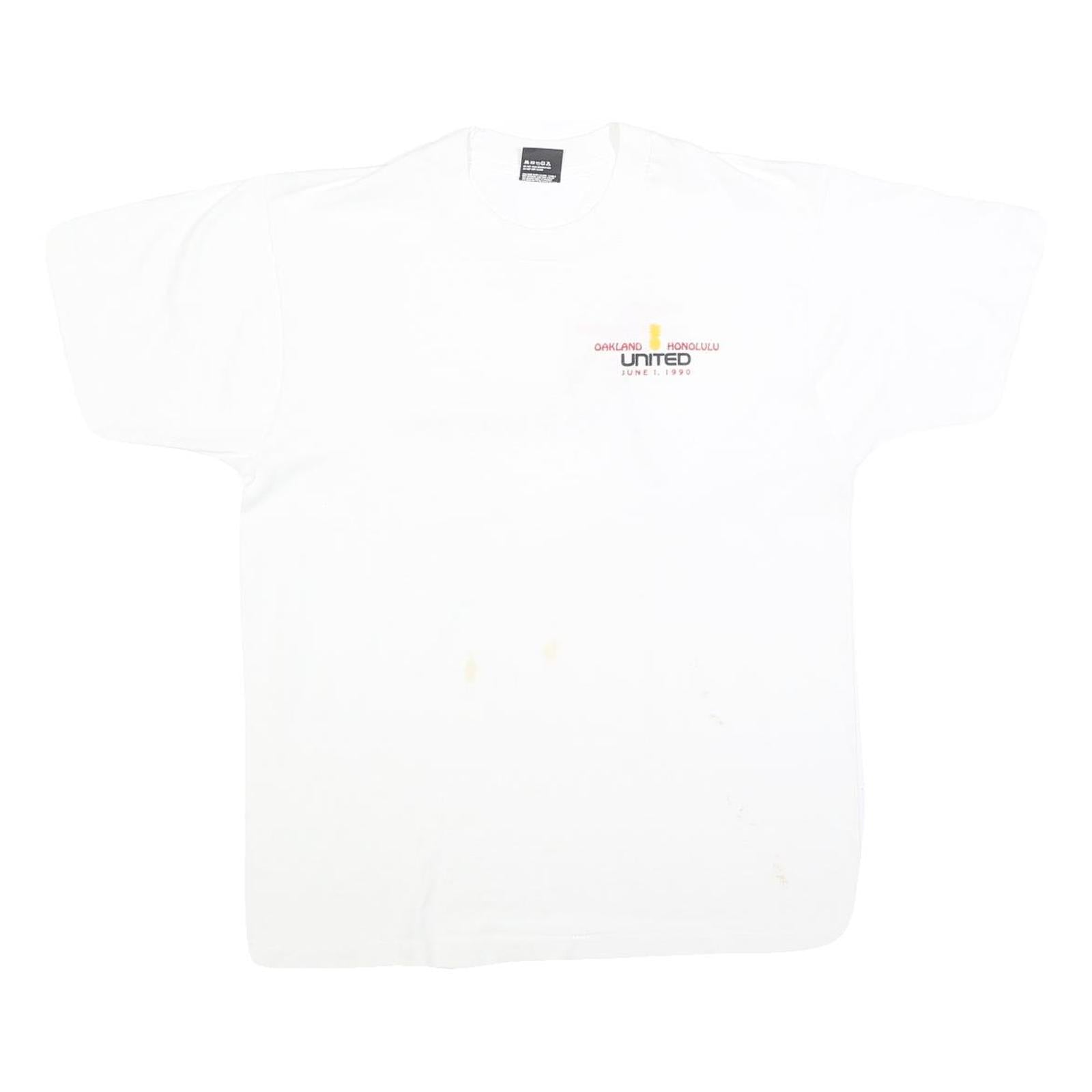 SCREEN STARS BEST Mens White T-Shirt L Short Sleeve Crew Neck Graphic Print Refurbished - N/A refurbished available on Cerqular