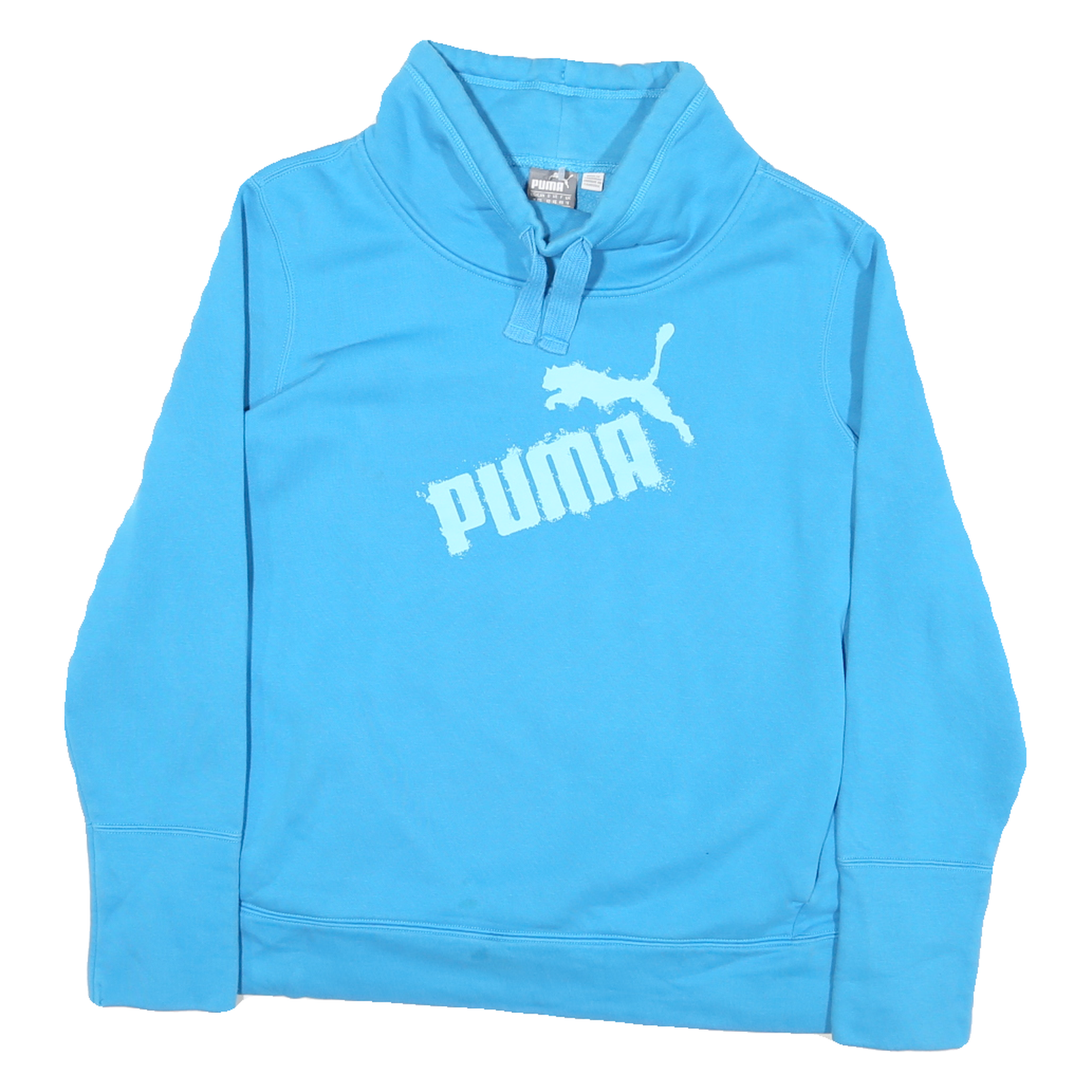 PUMA Mens Blue Crew Neck XL Cotton Blend Sweatshirt Pullover Logo Print Refurbished - N/A refurbished available on Cerqular