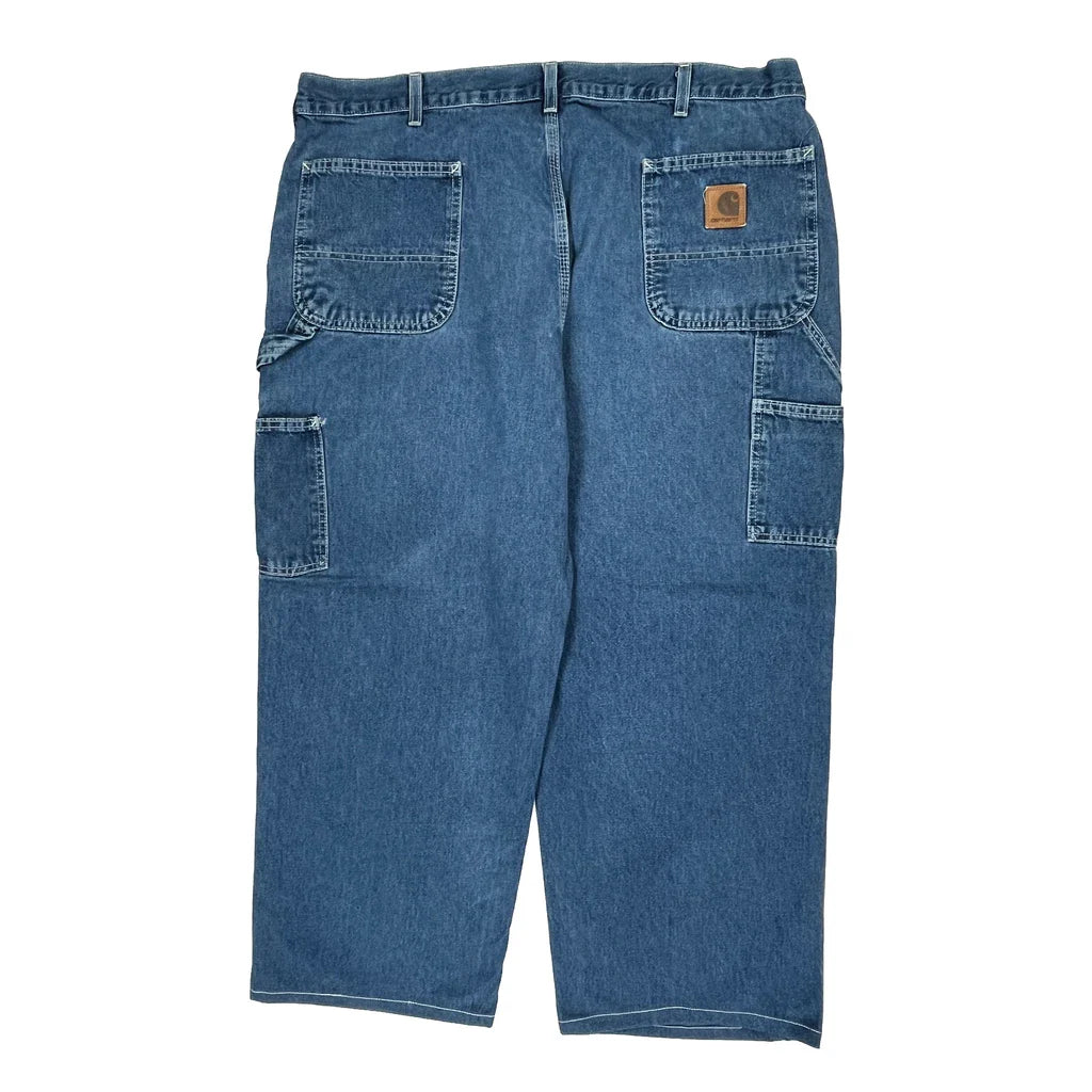 Buy Carhartt Carpenter Jeans - 41W 30L Blue Cotton Refurbished - $77.71 Carhartt Carpenter Jeans - 41W 30L Blue Cotton Refurbished - Thrifted (note: this is a term often used to describe second- refurbished available on Cerqular