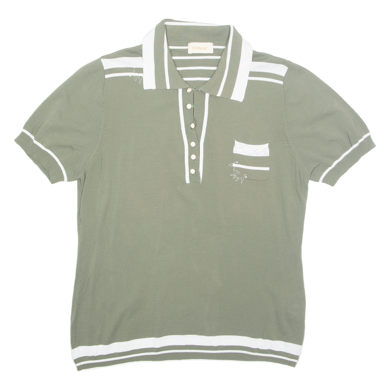 DORABELLA Womens Shirt Green Collared Viscose XL Refurbished - N/A refurbished available on Cerqular