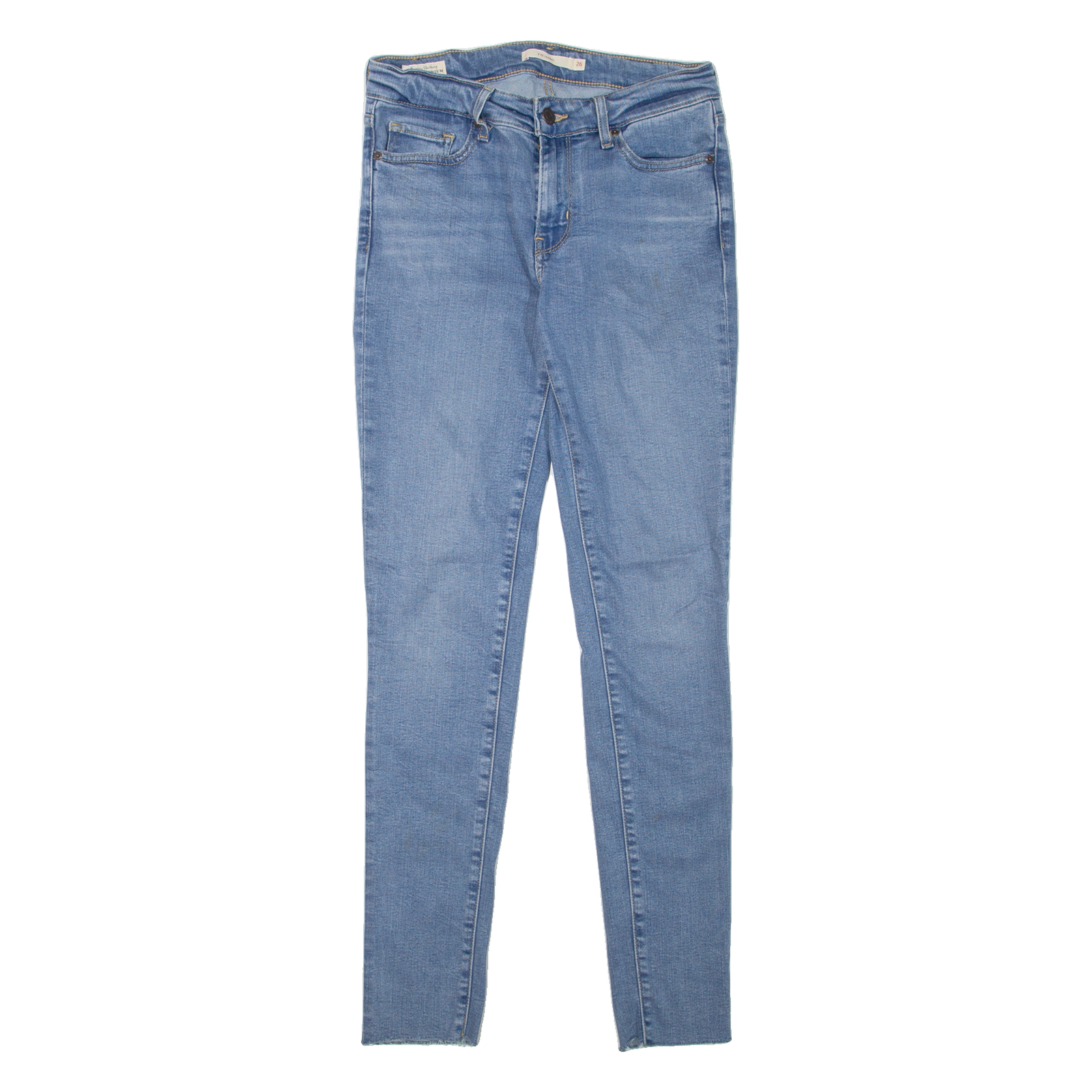 LEVI'S 711 Premium Womens Jeans Blue Slim Skinny W26 L32 Refurbished - N/A refurbished available on Cerqular