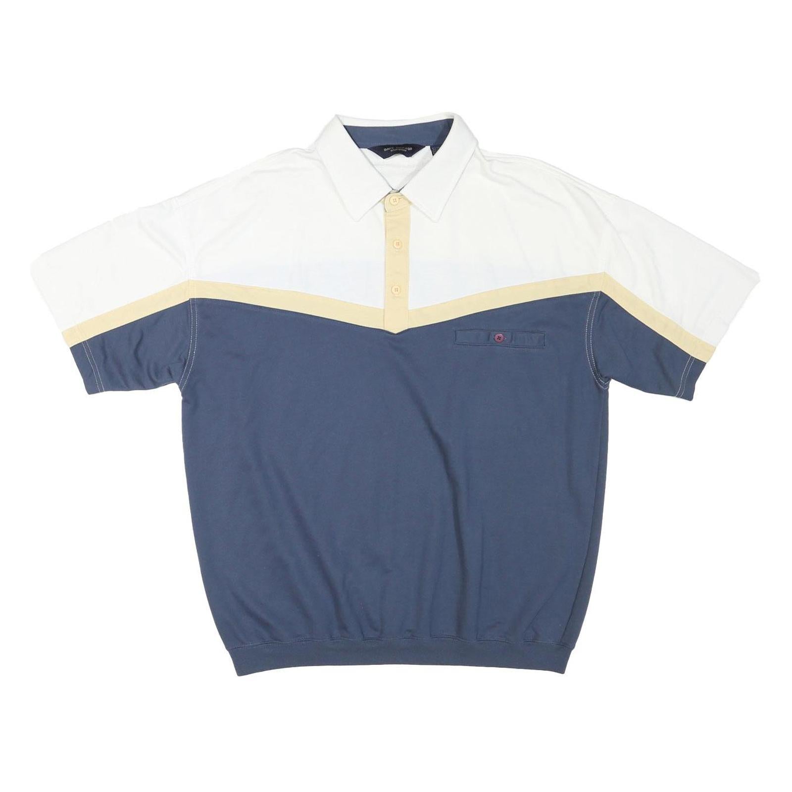 Buy SAFE HARBOR Mens White & Navy Short Sleeve Colourblock 2XL Polo Shirt Cotton Refurbished - $14.29 SAFE HARBOR Mens White & Navy Short Sleeve Colourblock 2XL Polo Shirt Cotton Refurbished - N/A refurbished available on Cerqular