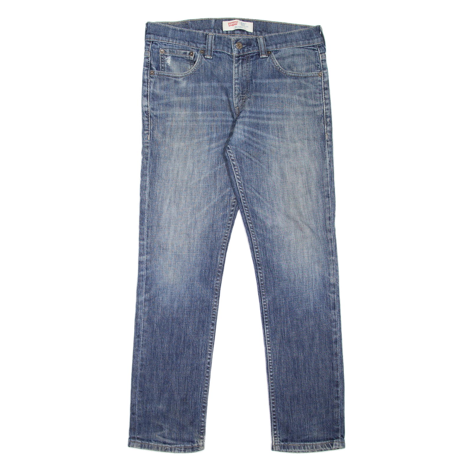 LEVI'S 511 Jeans Mens Blue Skinny Straight Stone Wash W30 L30 Refurbished - N/A refurbished available on Cerqular