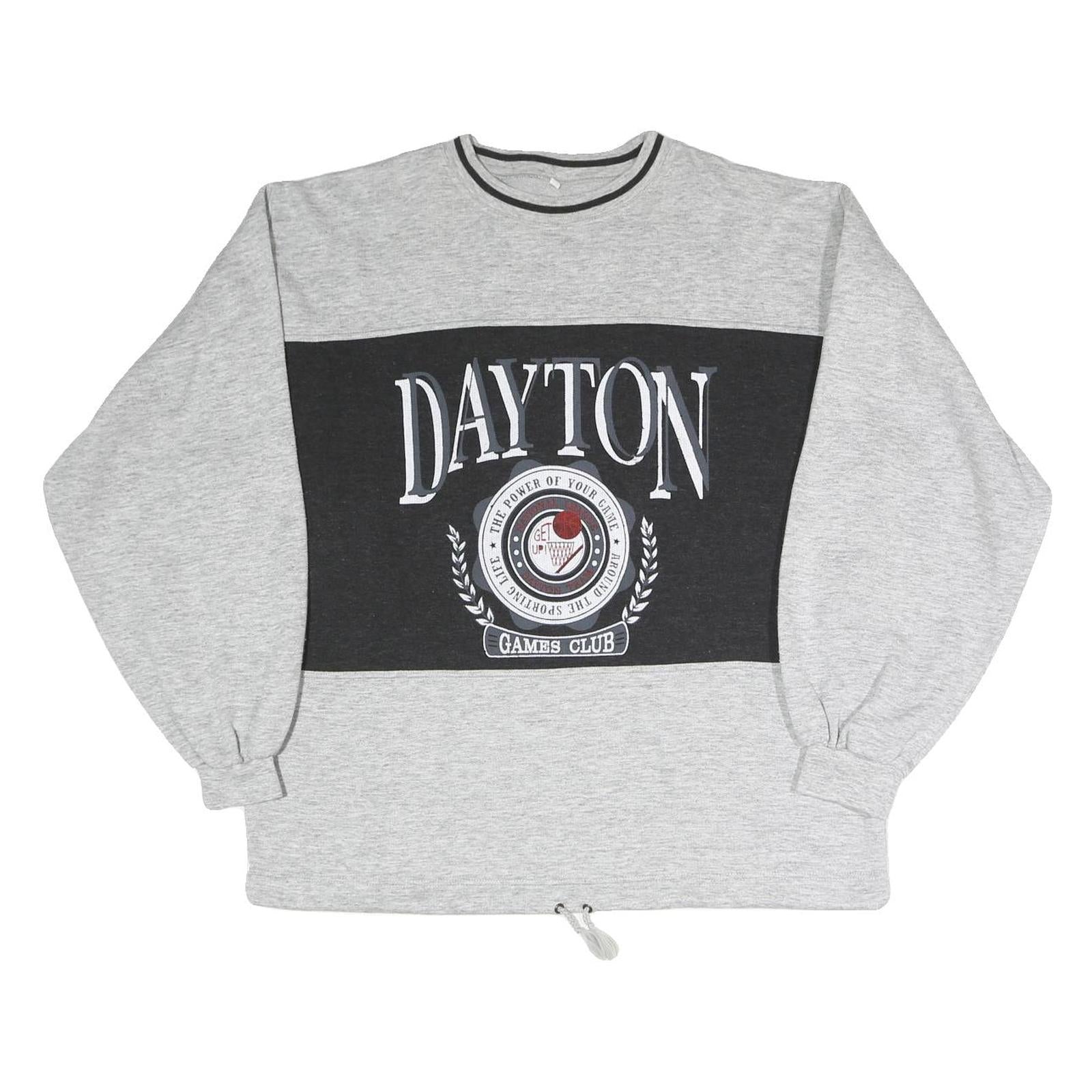 Buy Womens Grey & Black Dayton Games Club Crew Neck M Cotton Blend Sweatshirt Refurbished - $27.29 Womens Grey & Black Dayton Games Club Crew Neck M Cotton Blend Sweatshirt Refurbished - N/A refurbished available on Cerqular