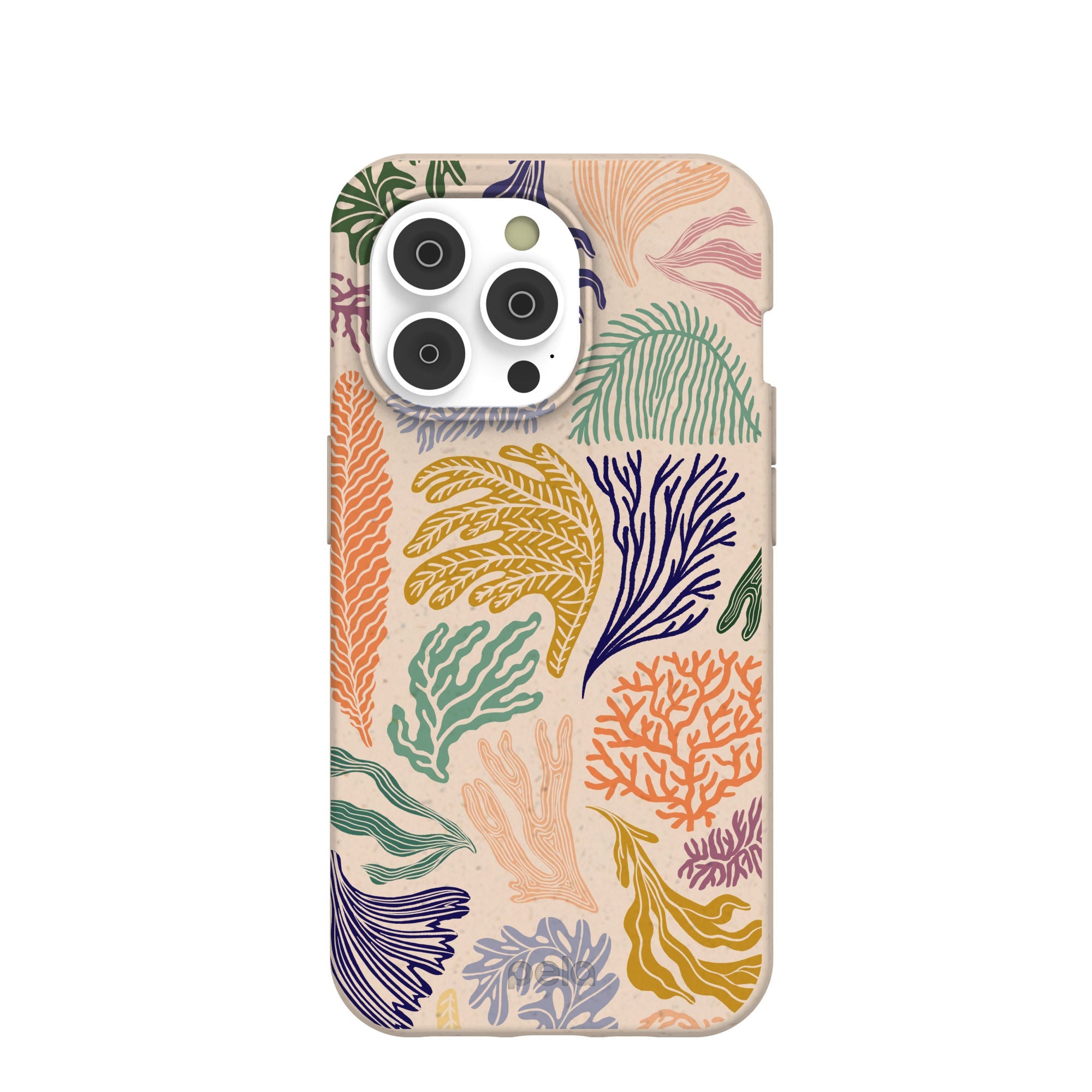 Seashell Coral Dreams iPhone 14 Pro Case Refurbished - Pela Case refurbished available on Cerqular