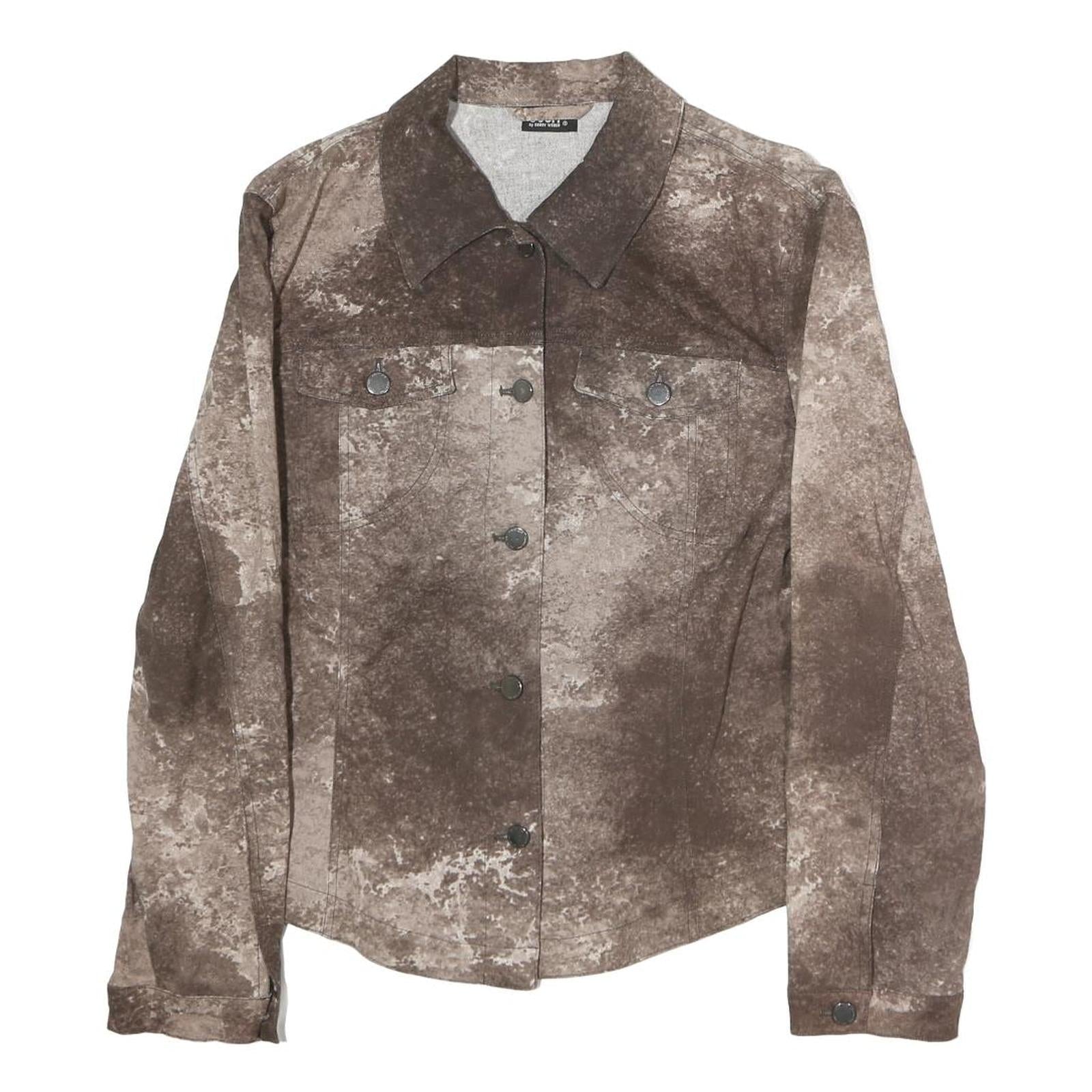 Buy COURT Womens Brown Cotton Blend Button Jacket M Distressed Pattern Refurbished - $51.99 COURT Womens Brown Cotton Blend Button Jacket M Distressed Pattern Refurbished - N/A refurbished available on Cerqular